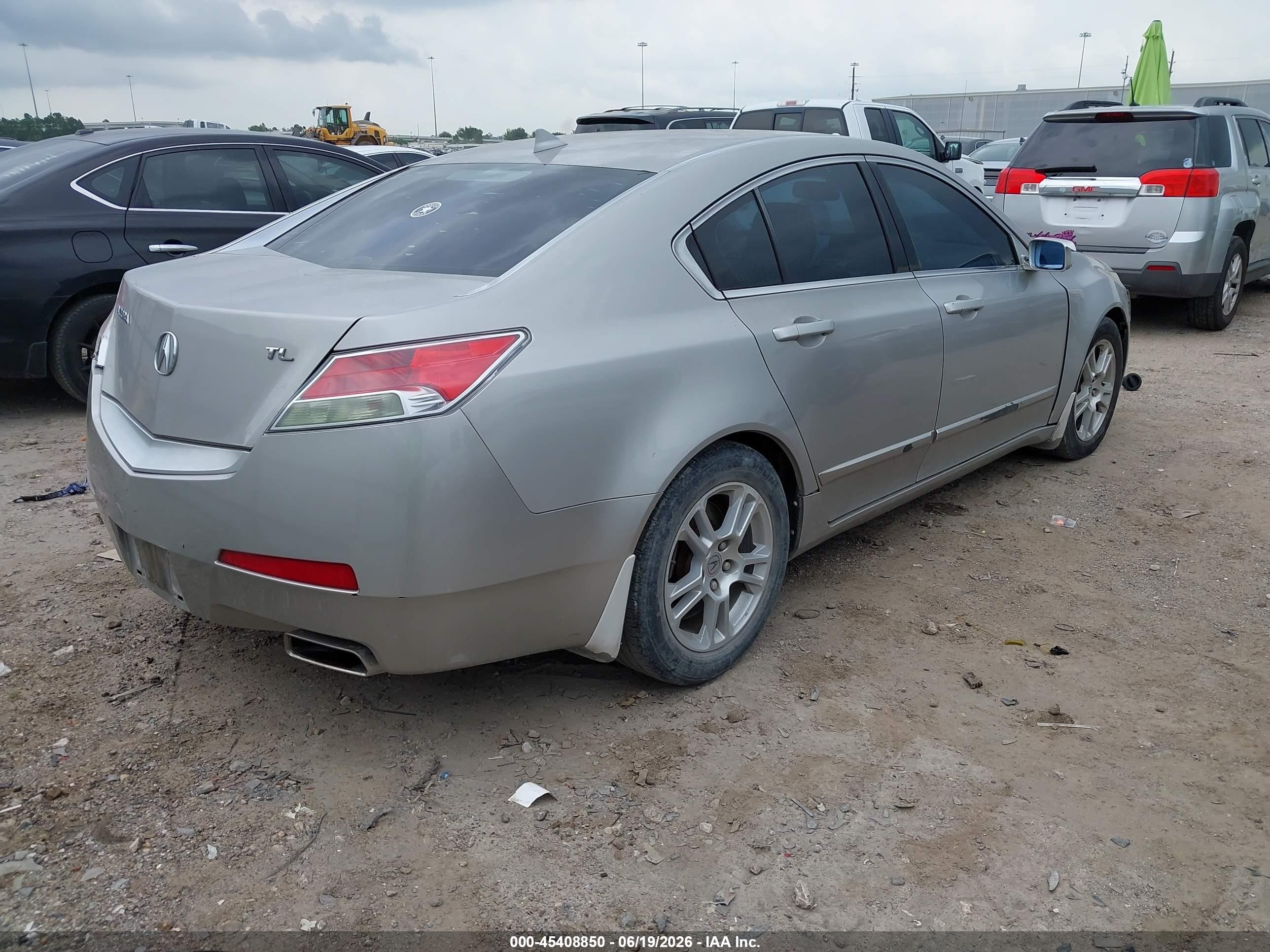 2009 Acura Tl 3.5 Silver vin: 19UUA86209A014589