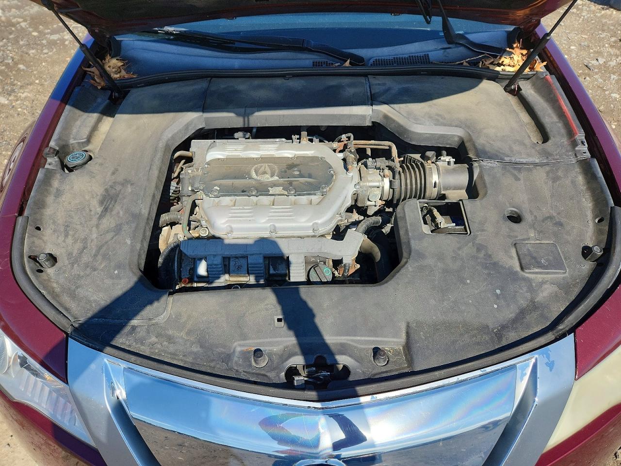 2009 Acura Tl Burgundy vin: 19UUA86209A015029