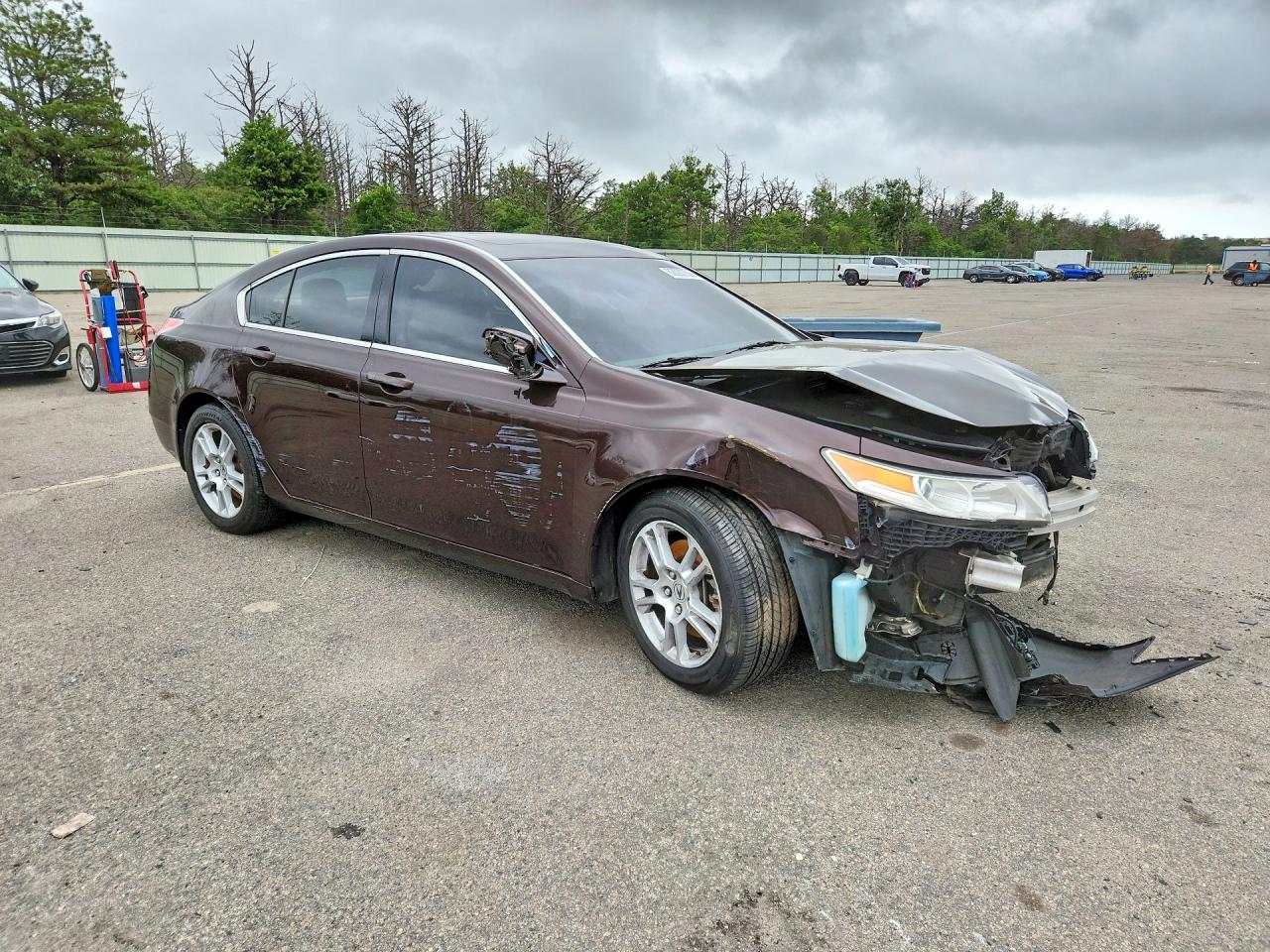 2009 Acura Tl Maroon vin: 19UUA86209A015502