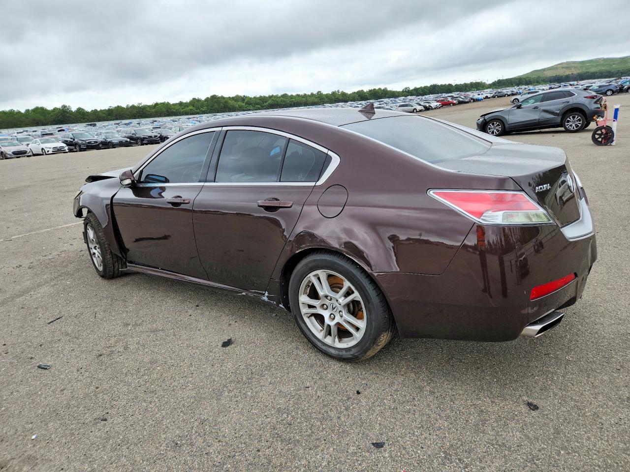 2009 Acura Tl Maroon vin: 19UUA86209A015502