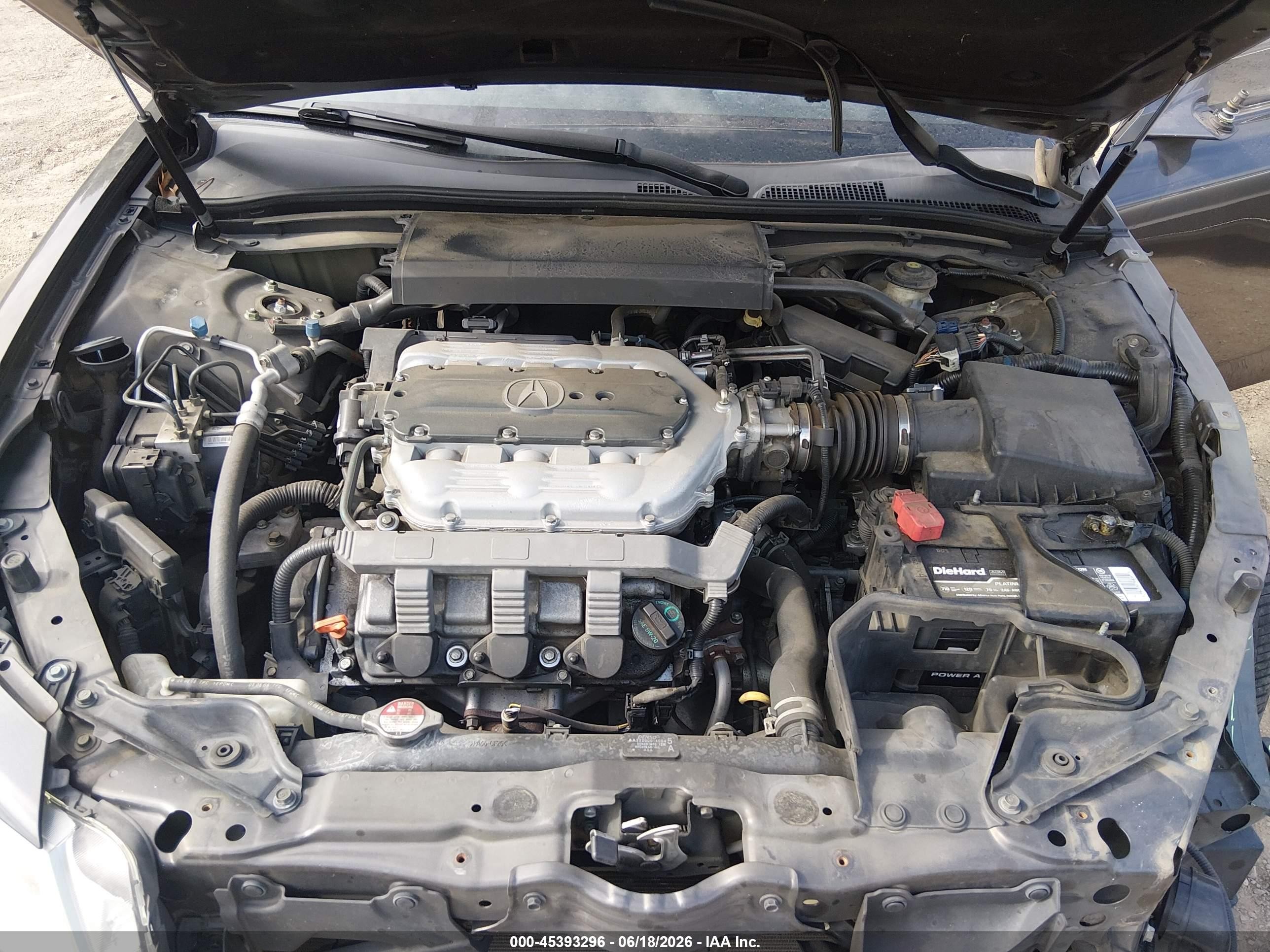 2009 Acura Tl 3.5 Gray vin: 19UUA86209A019422