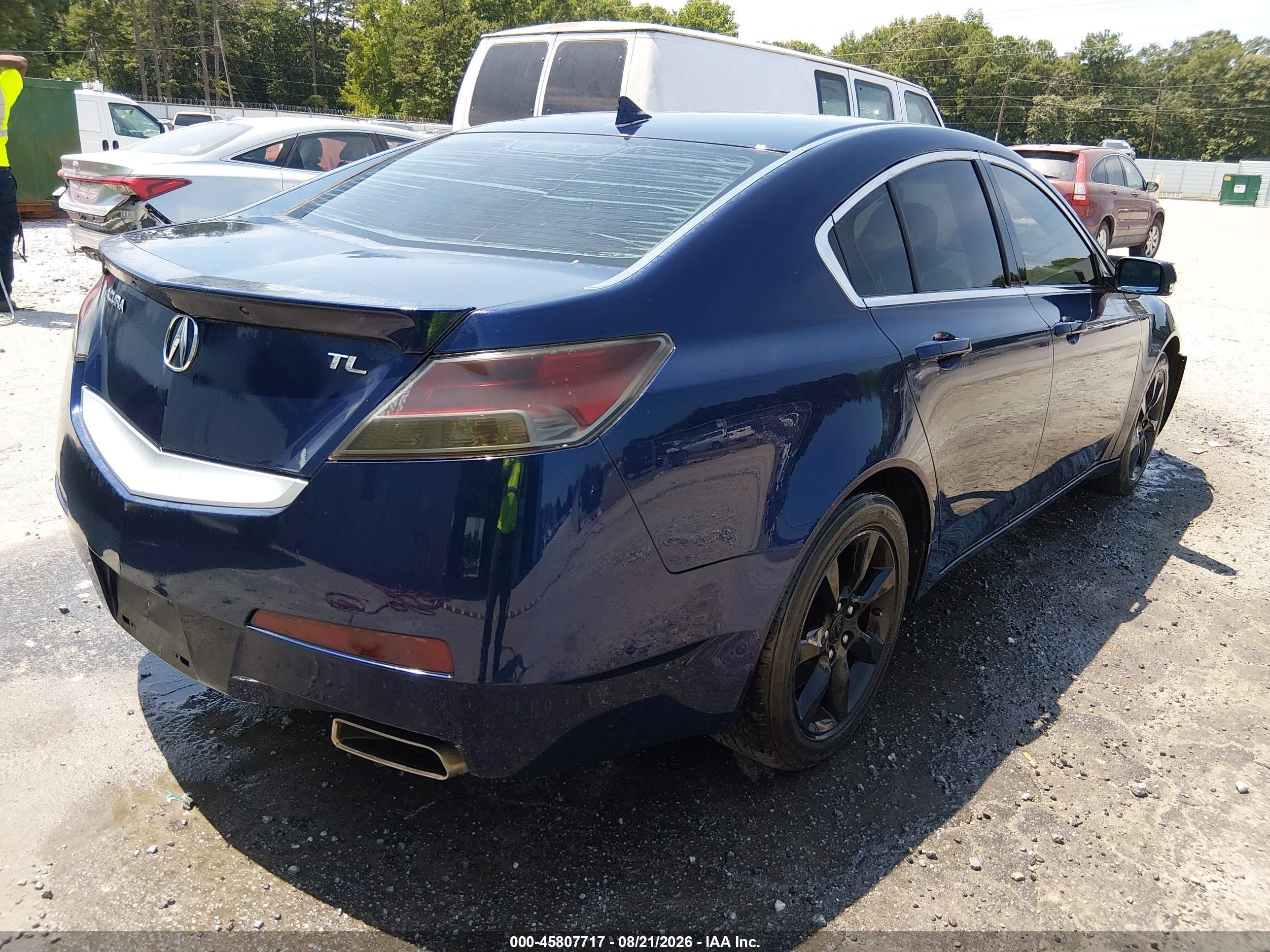 2009 Acura Tl 3.5 Blue vin: 19UUA86219A024483