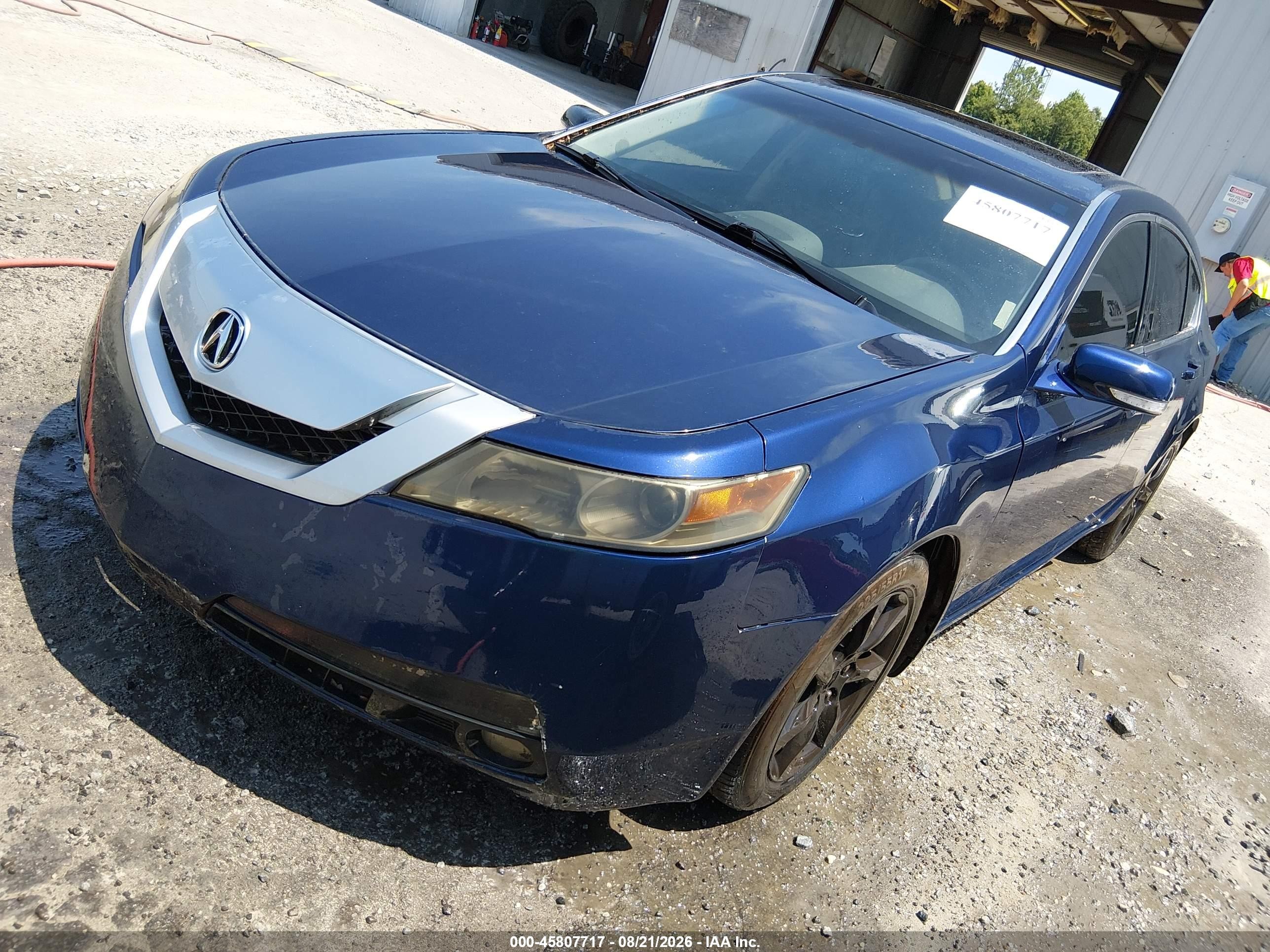 2009 Acura Tl 3.5 Blue vin: 19UUA86219A024483