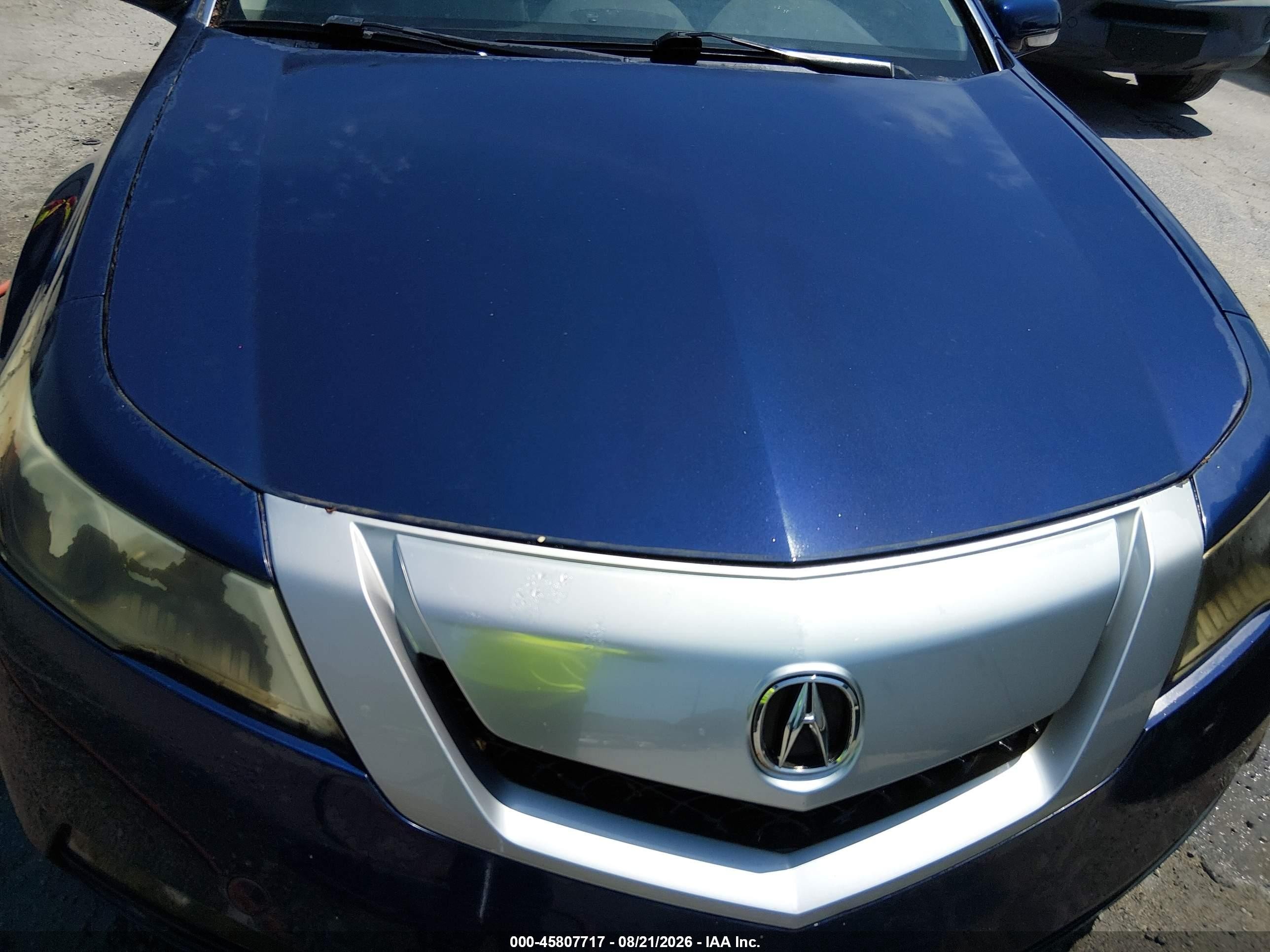 2009 Acura Tl 3.5 Blue vin: 19UUA86219A024483