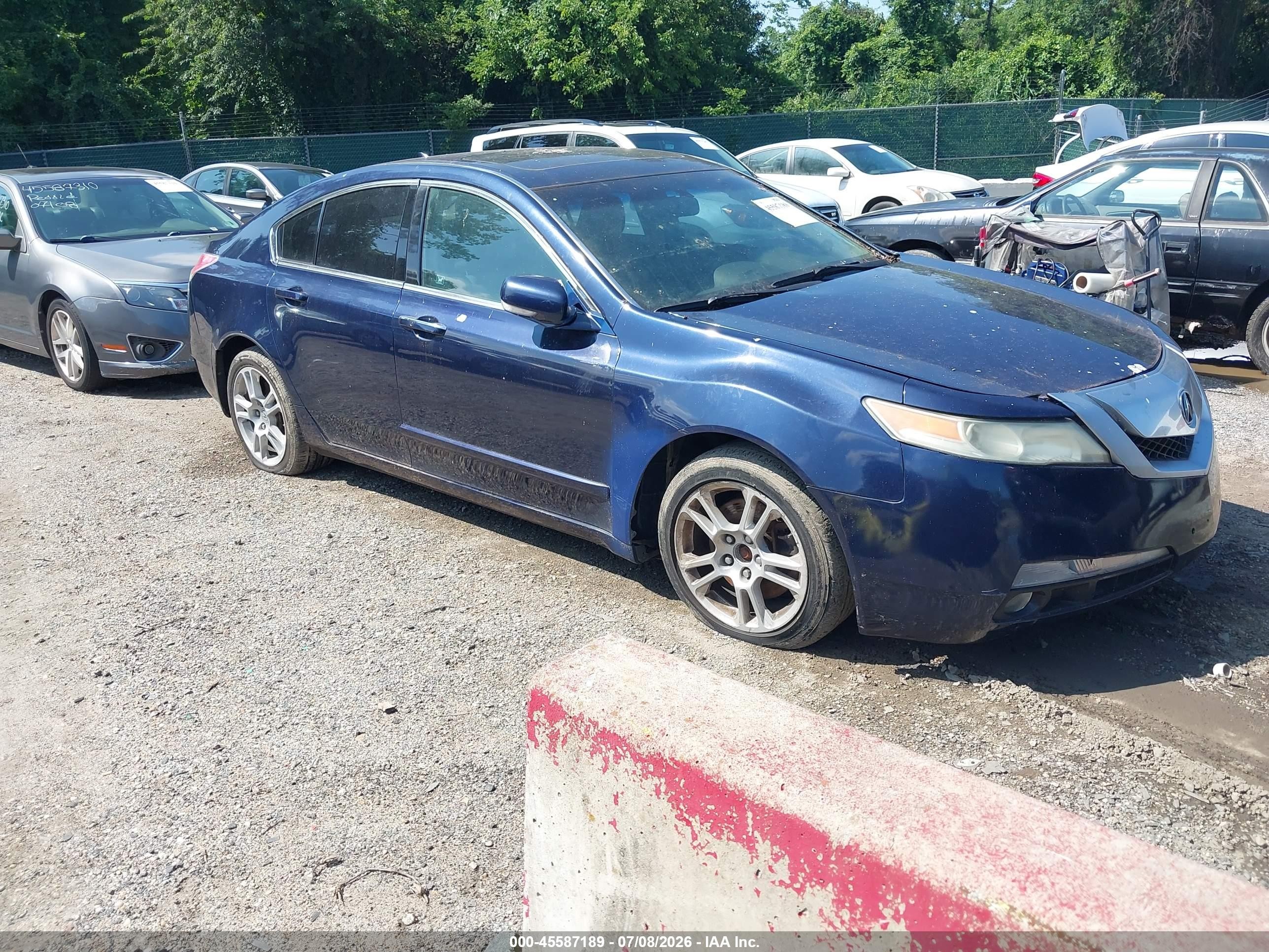 2009 Acura Tl 3.5 Dark Blue vin: 19UUA86229A012391