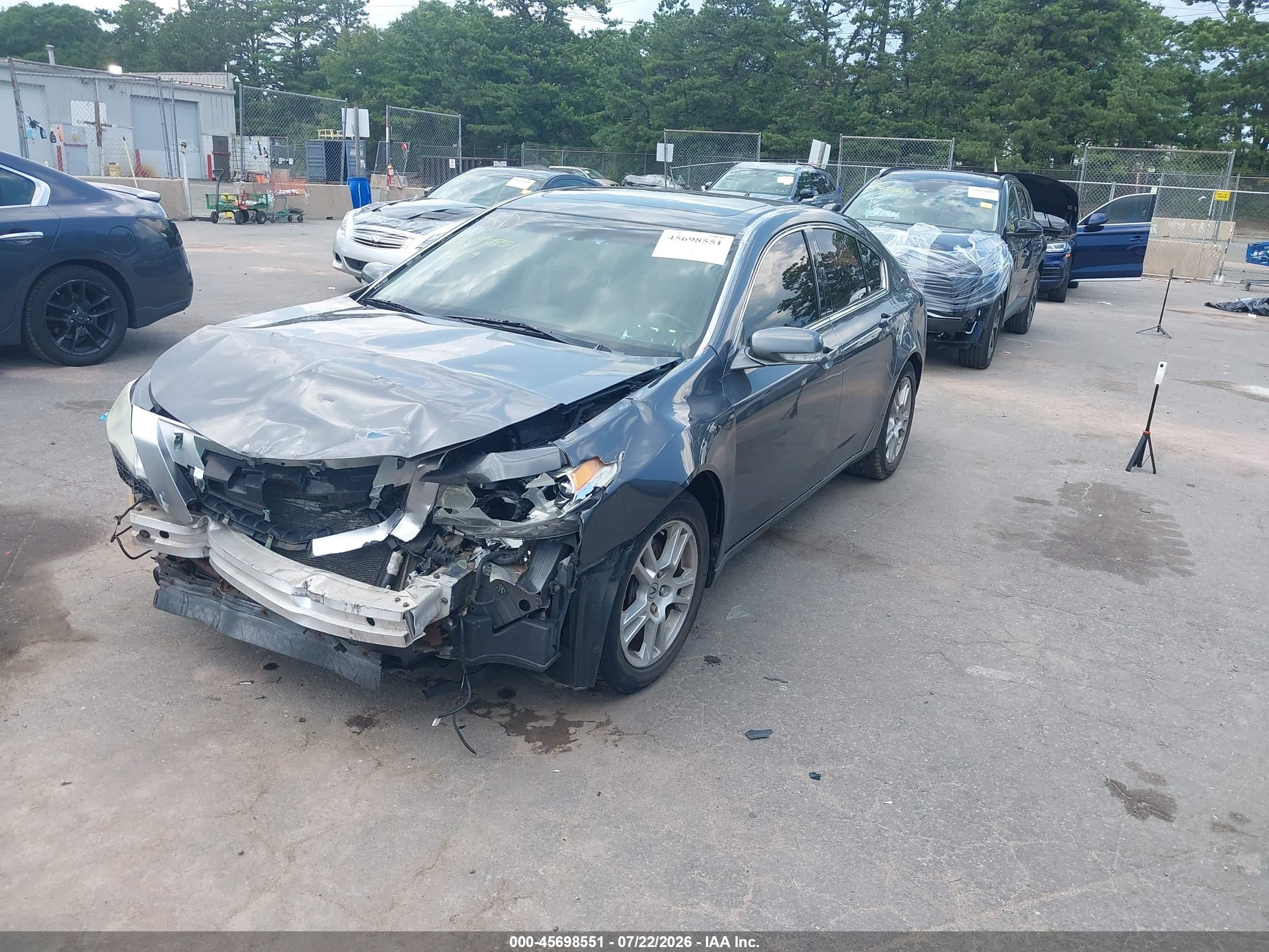 2009 Acura Tl 3.5 Gray vin: 19UUA86249A003093