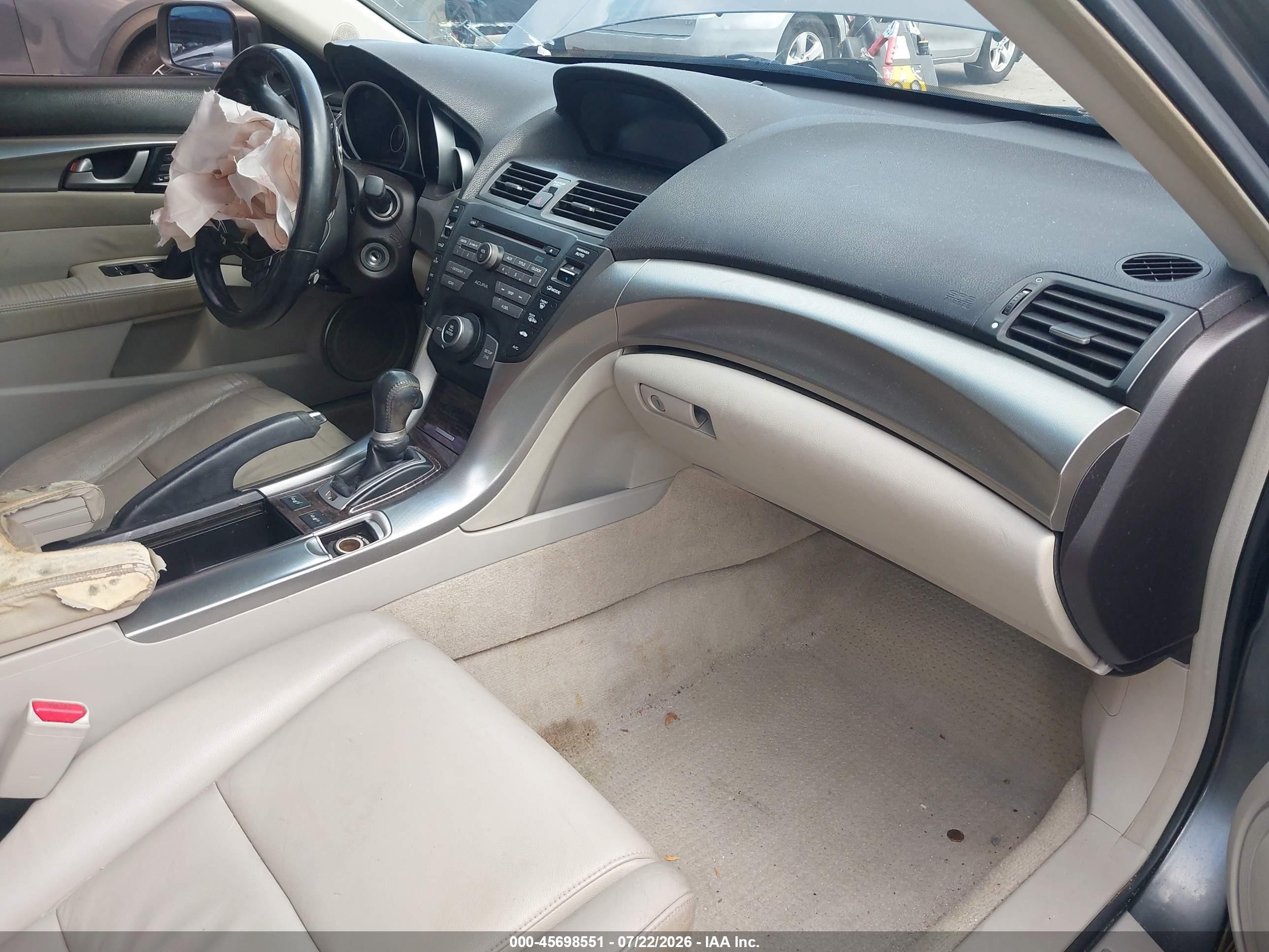 2009 Acura Tl 3.5 Gray vin: 19UUA86249A003093