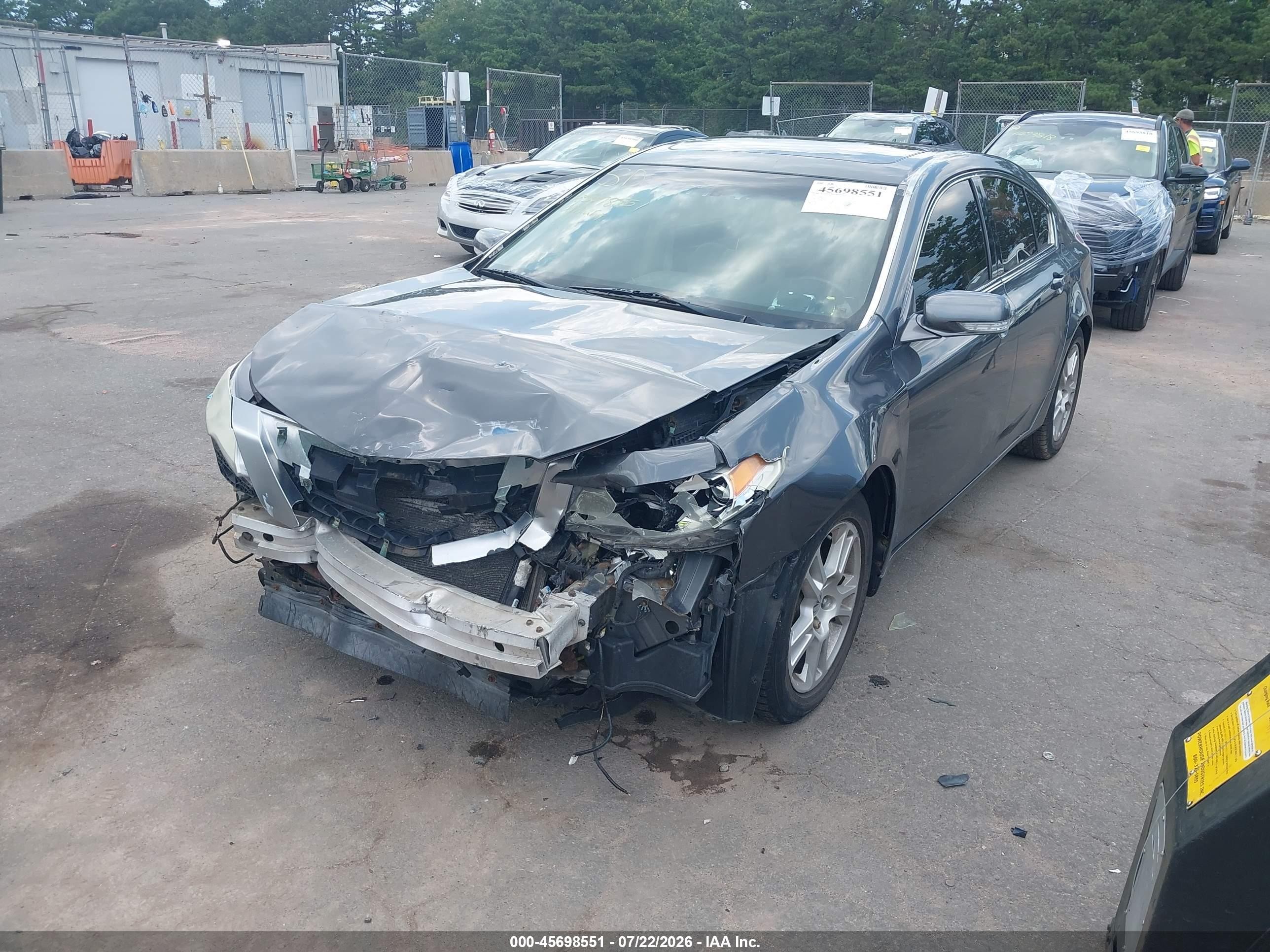 2009 Acura Tl 3.5 Gray vin: 19UUA86249A003093