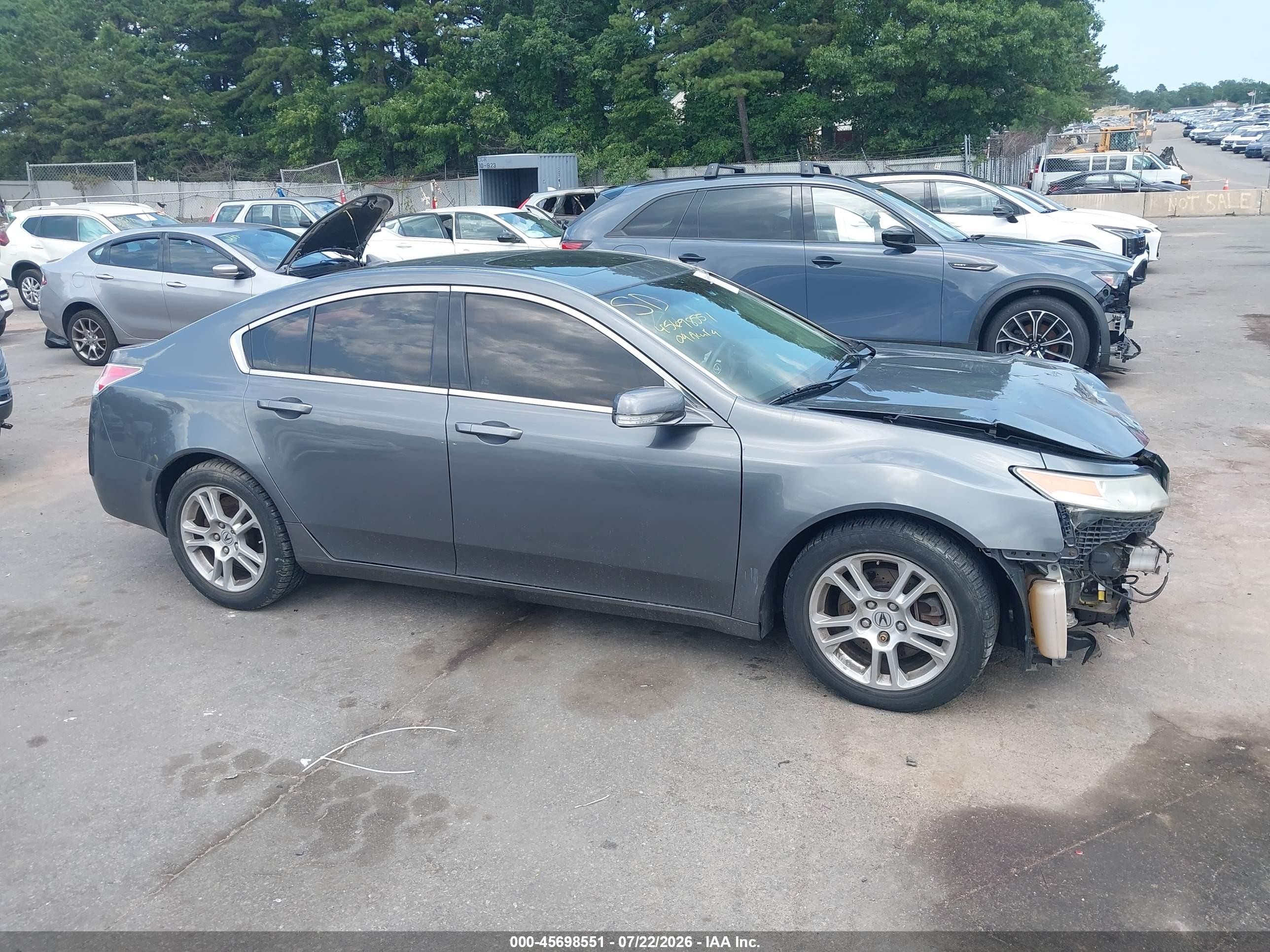 2009 Acura Tl 3.5 Gray vin: 19UUA86249A003093