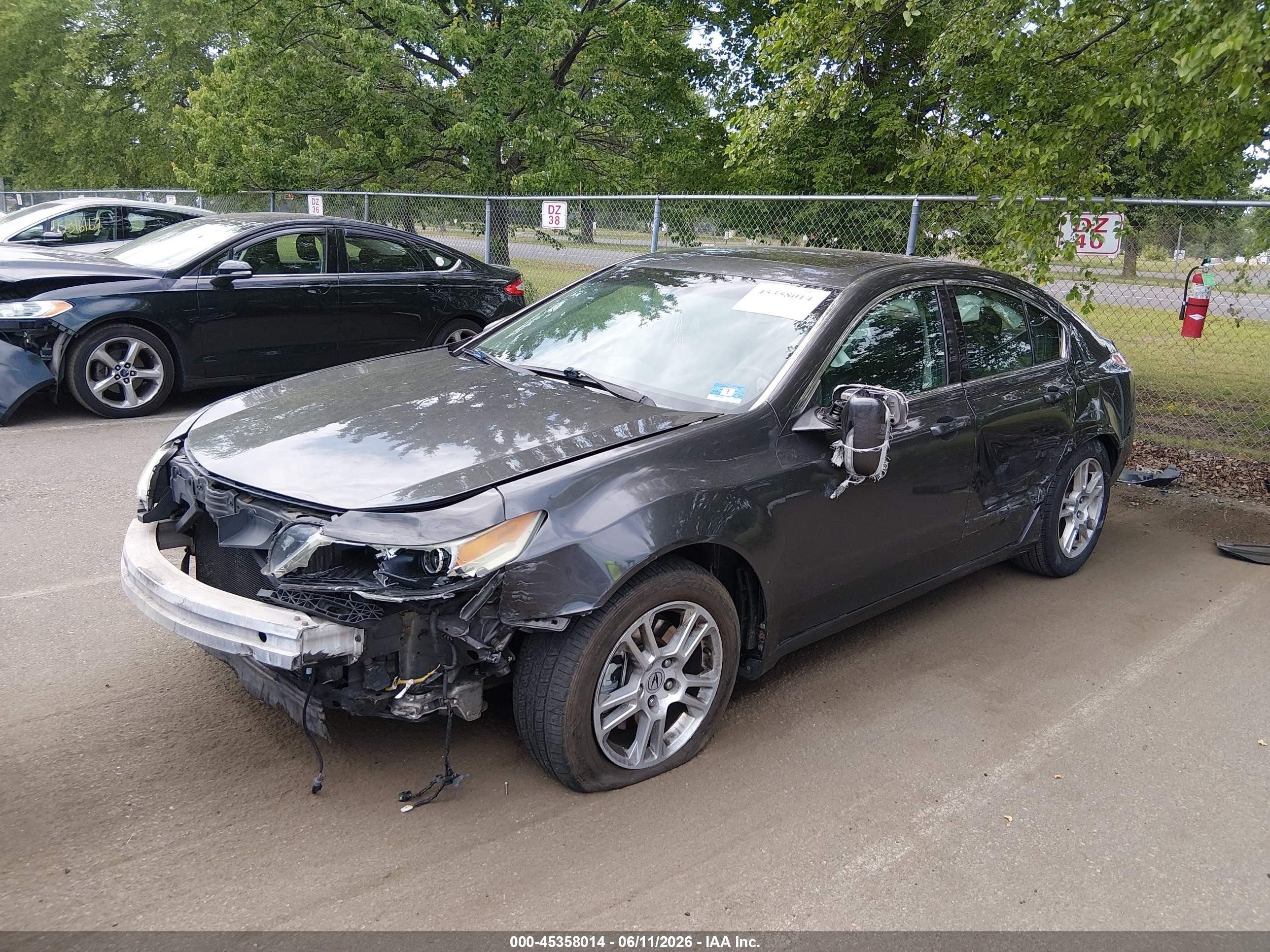2009 Acura Tl 3.5 Gray vin: 19UUA86249A013798