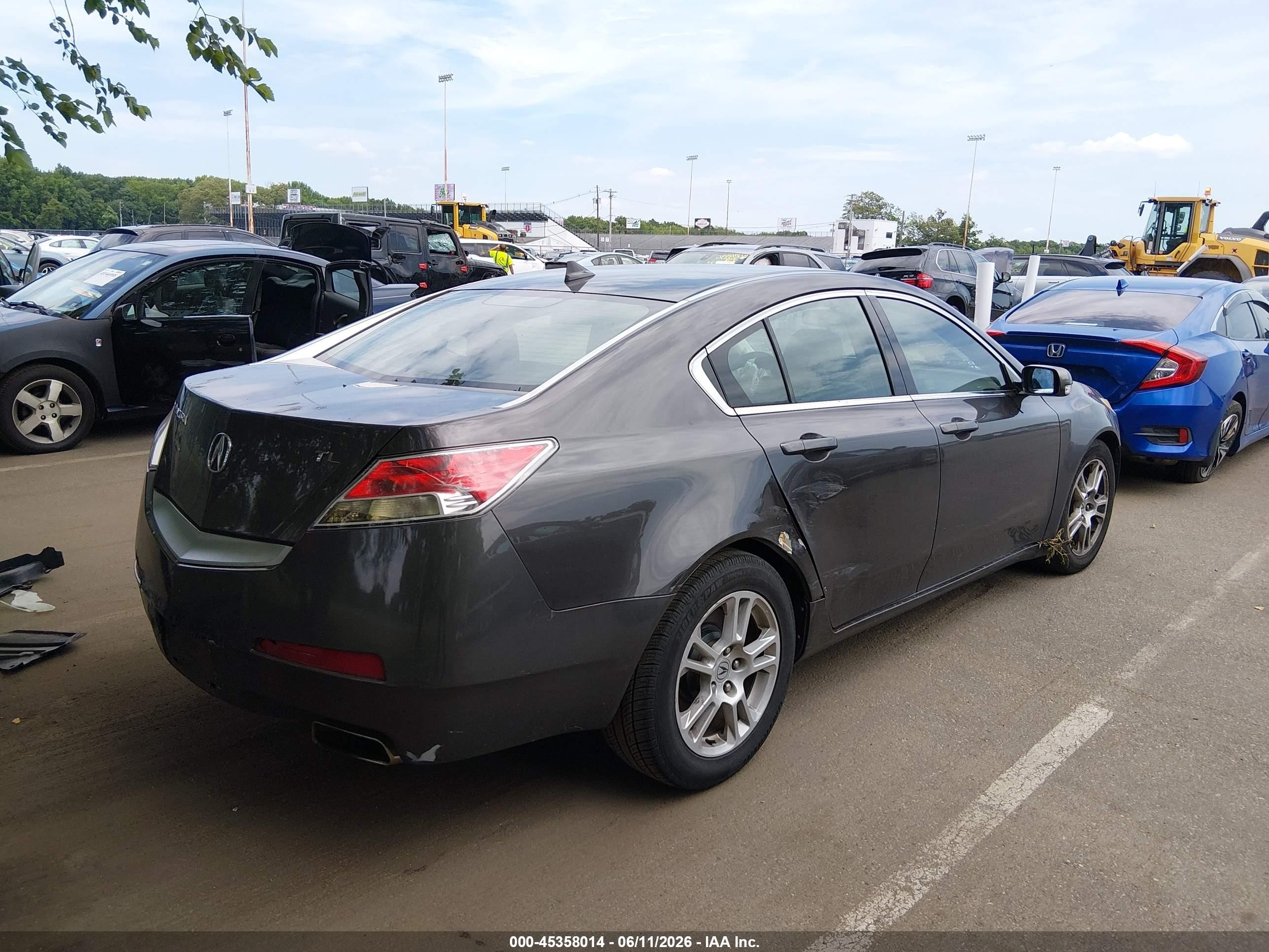 2009 Acura Tl 3.5 Gray vin: 19UUA86249A013798