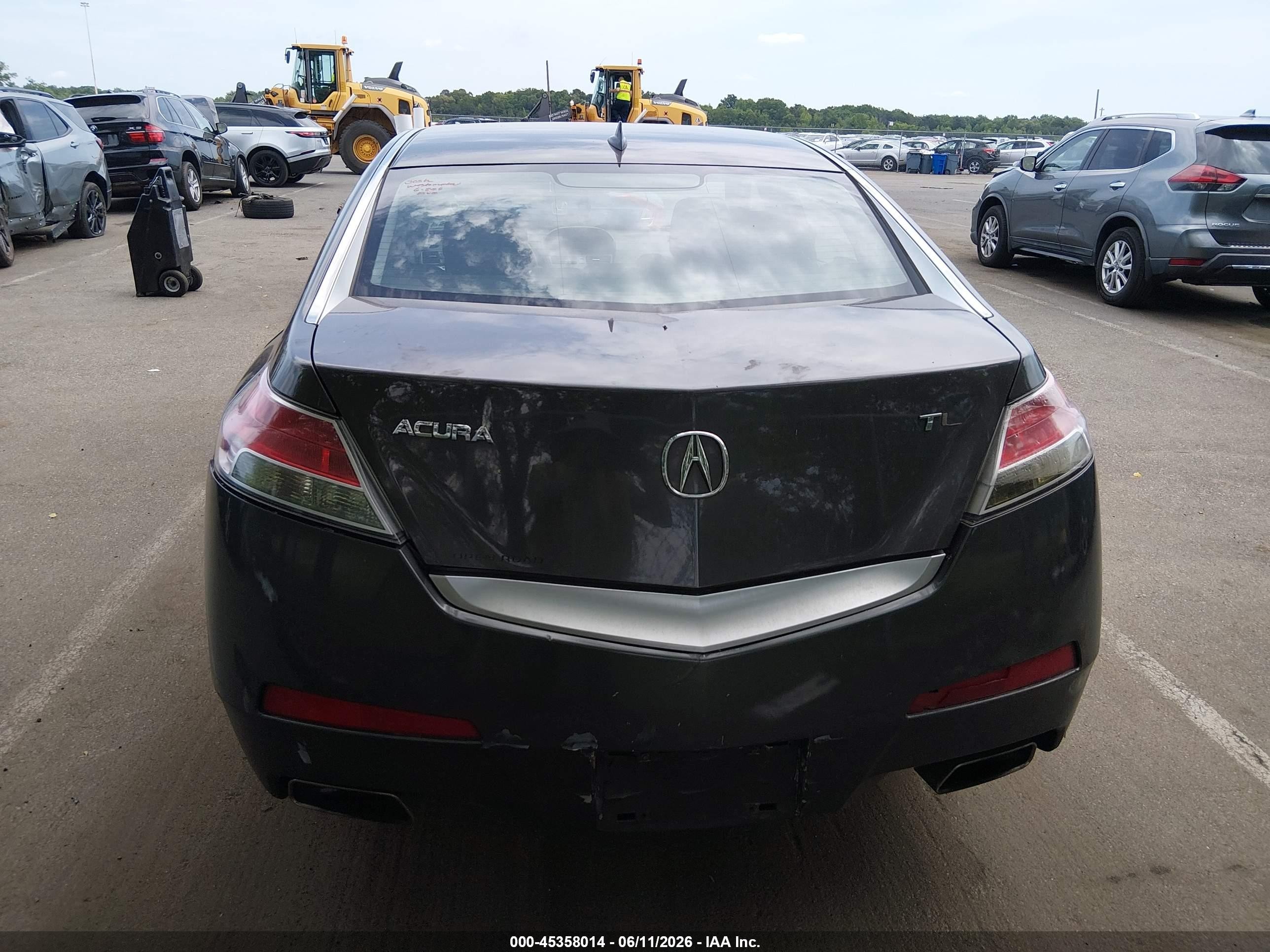 2009 Acura Tl 3.5 Gray vin: 19UUA86249A013798
