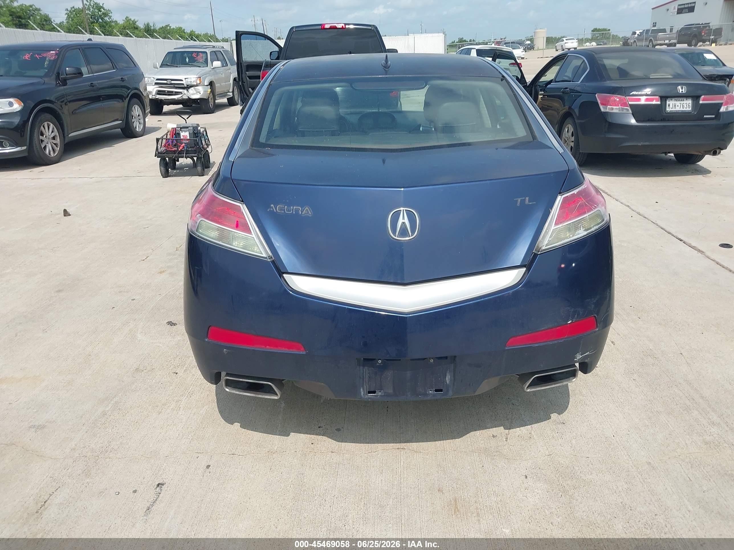 2009 Acura Tl 3.5 Blue vin: 19UUA86249A024736