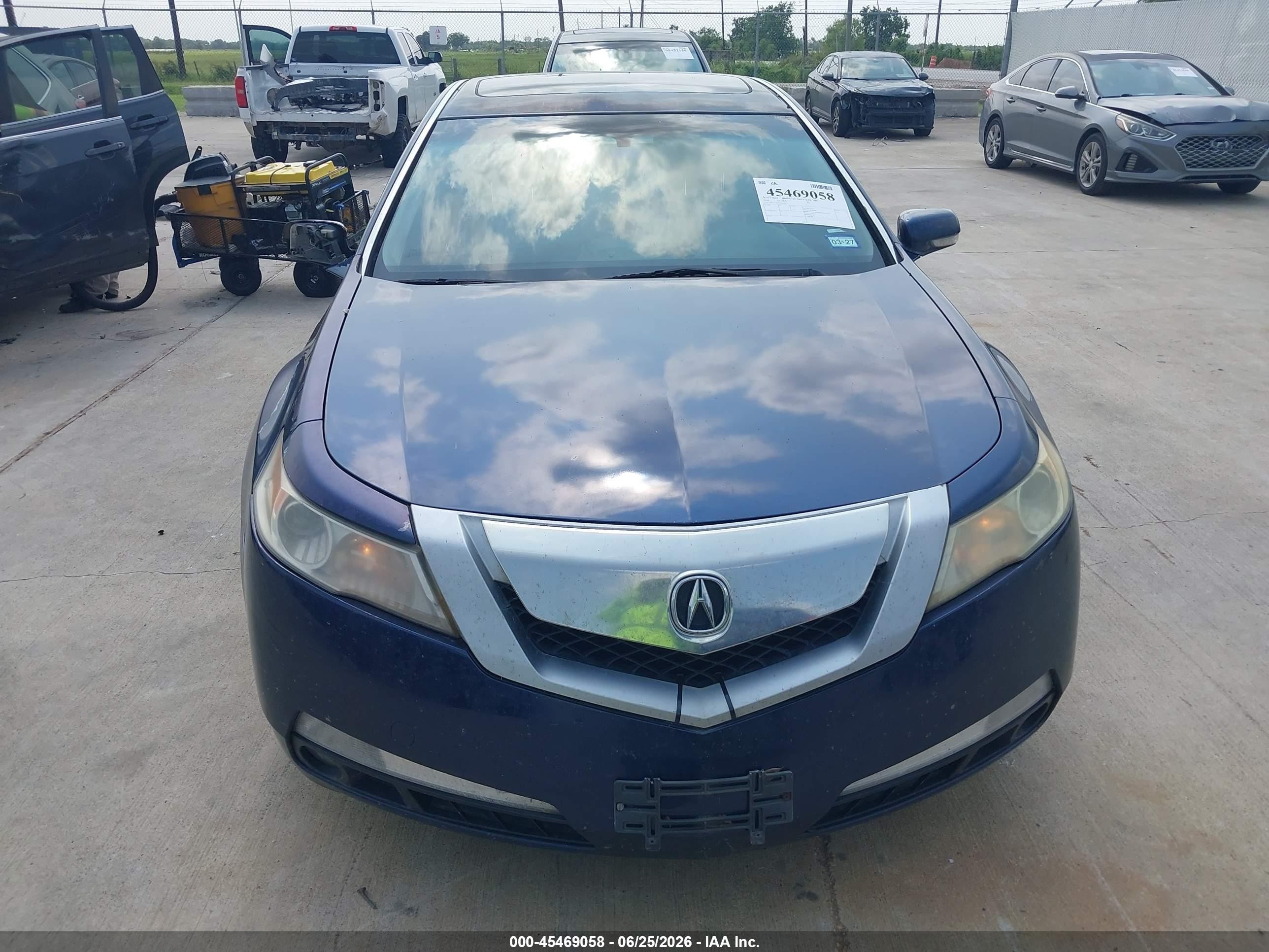 2009 Acura Tl 3.5 Blue vin: 19UUA86249A024736