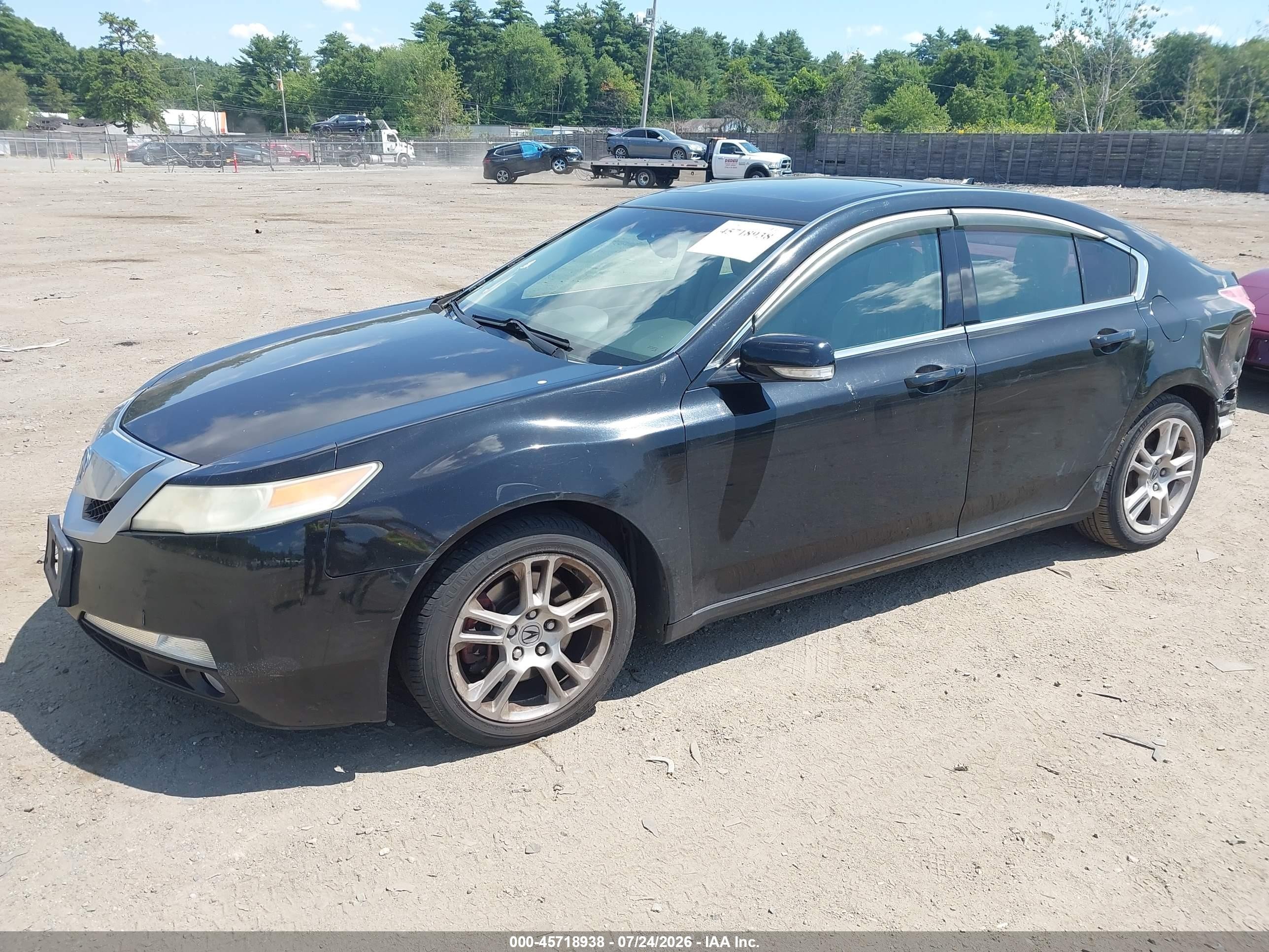 2009 Acura Tl 3.5 Black vin: 19UUA86259A017567