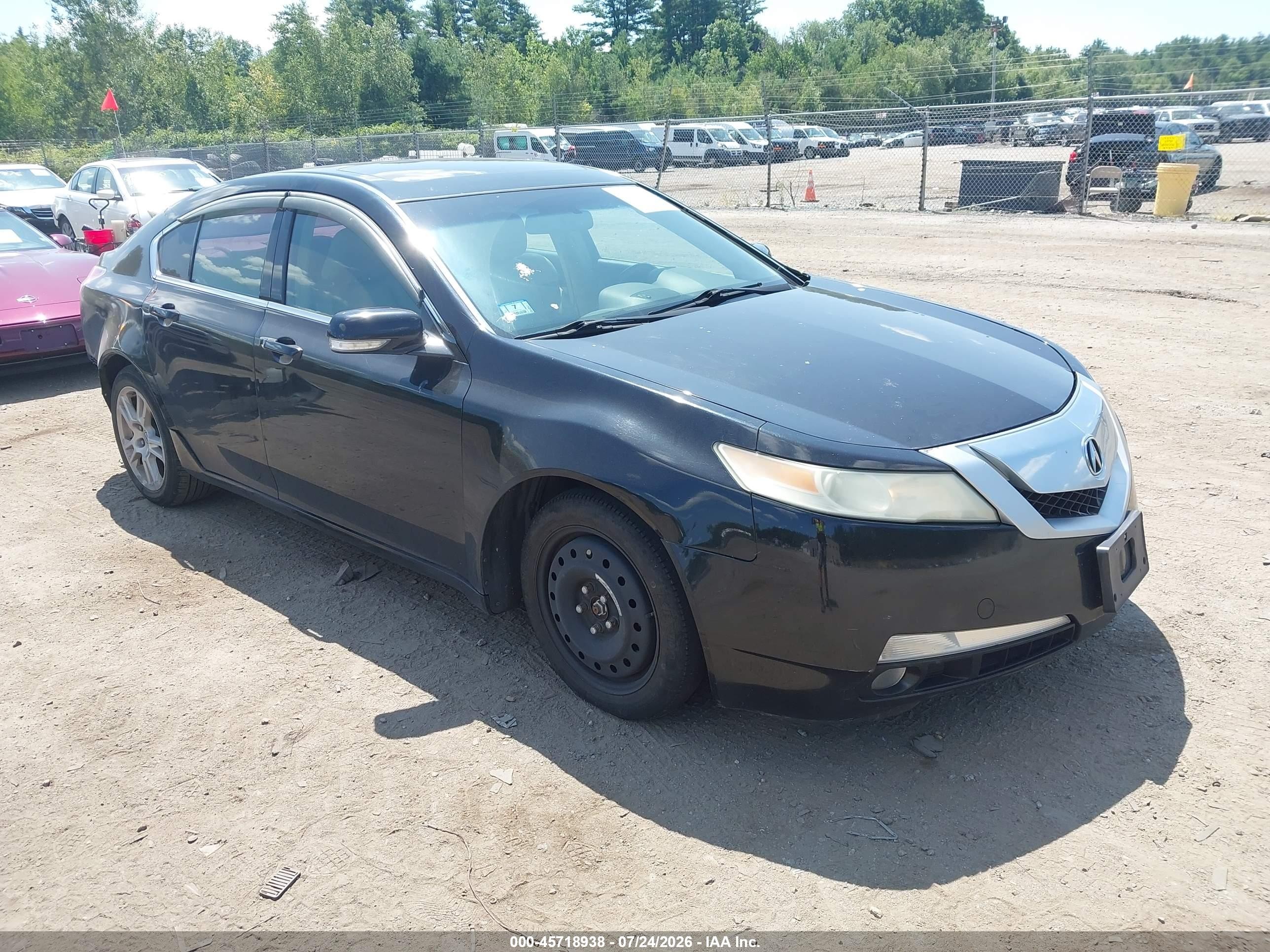 2009 Acura Tl 3.5 Black vin: 19UUA86259A017567