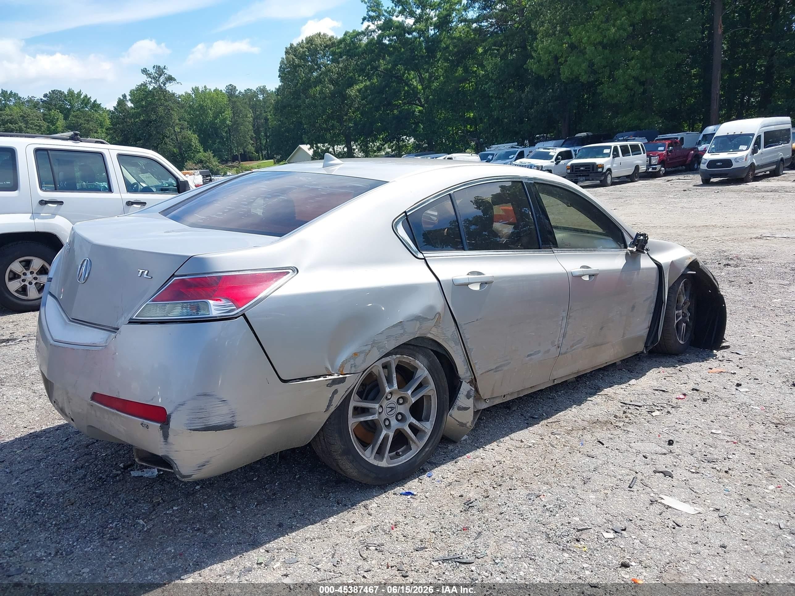 2009 Acura Tl 3.5 Серебряный vin: 19UUA86259A024213