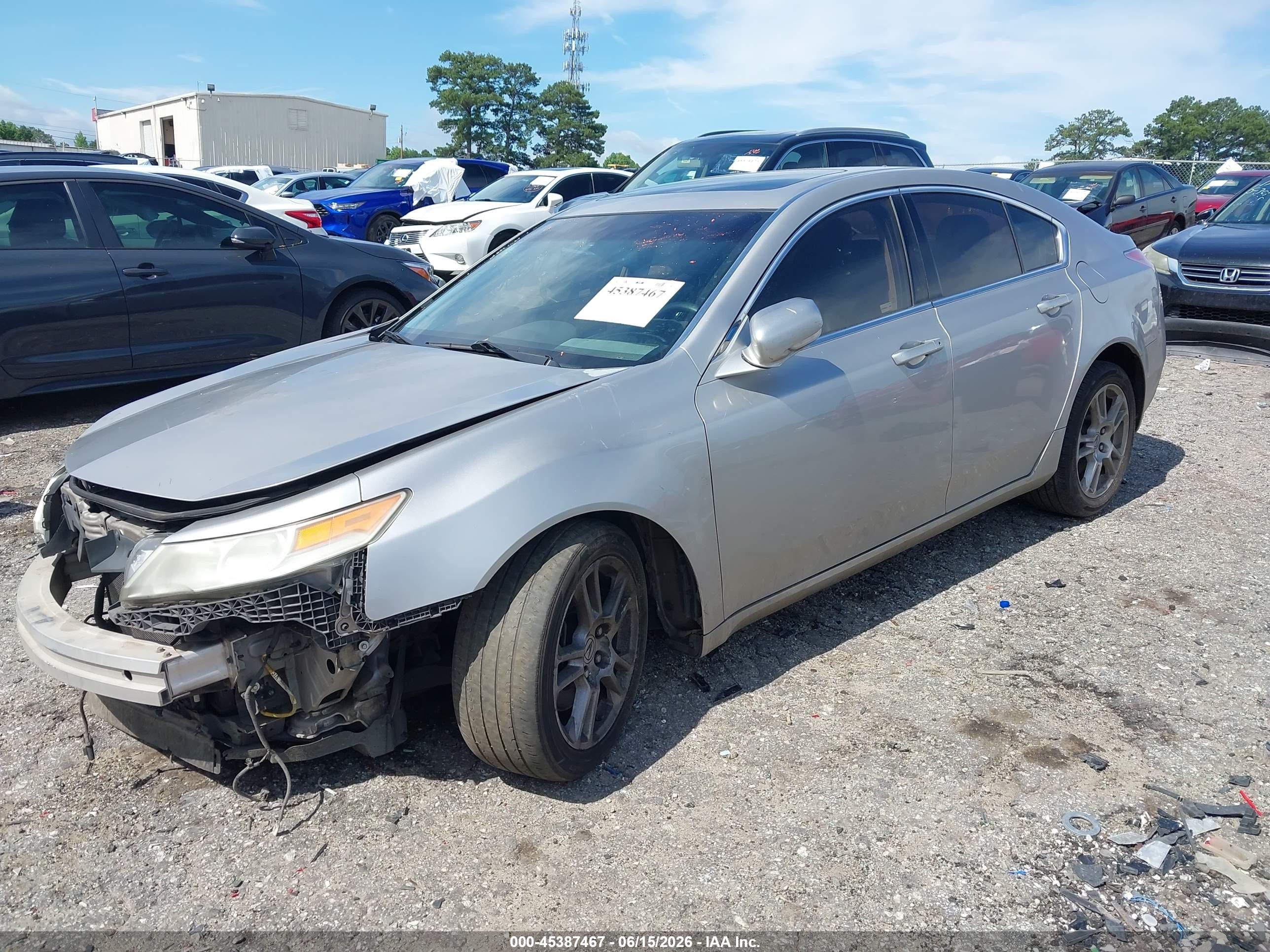 2009 Acura Tl 3.5 Серебряный vin: 19UUA86259A024213
