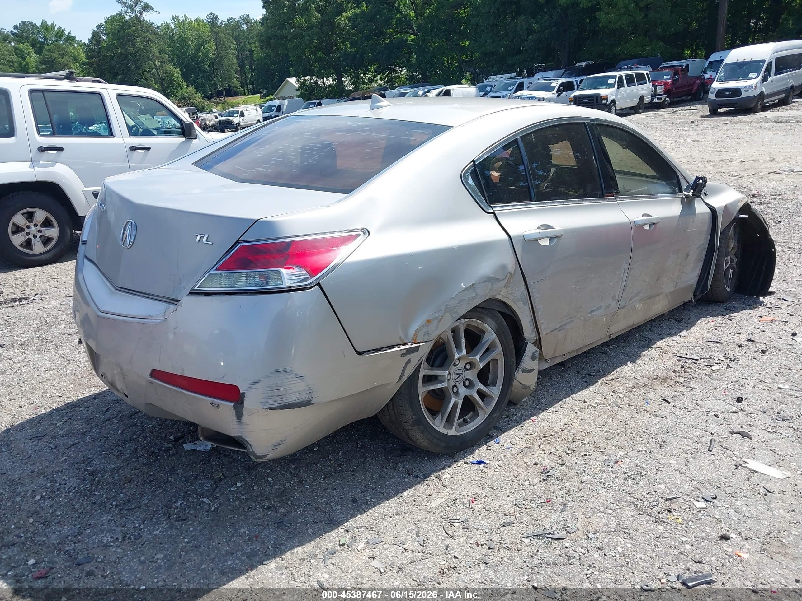2009 Acura Tl 3.5 Серебряный vin: 19UUA86259A024213