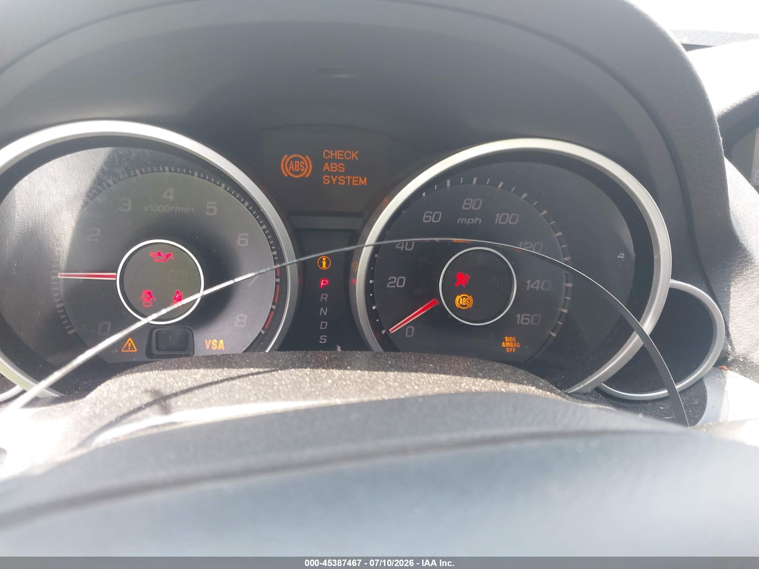 2009 Acura Tl 3.5 Серебряный vin: 19UUA86259A024213