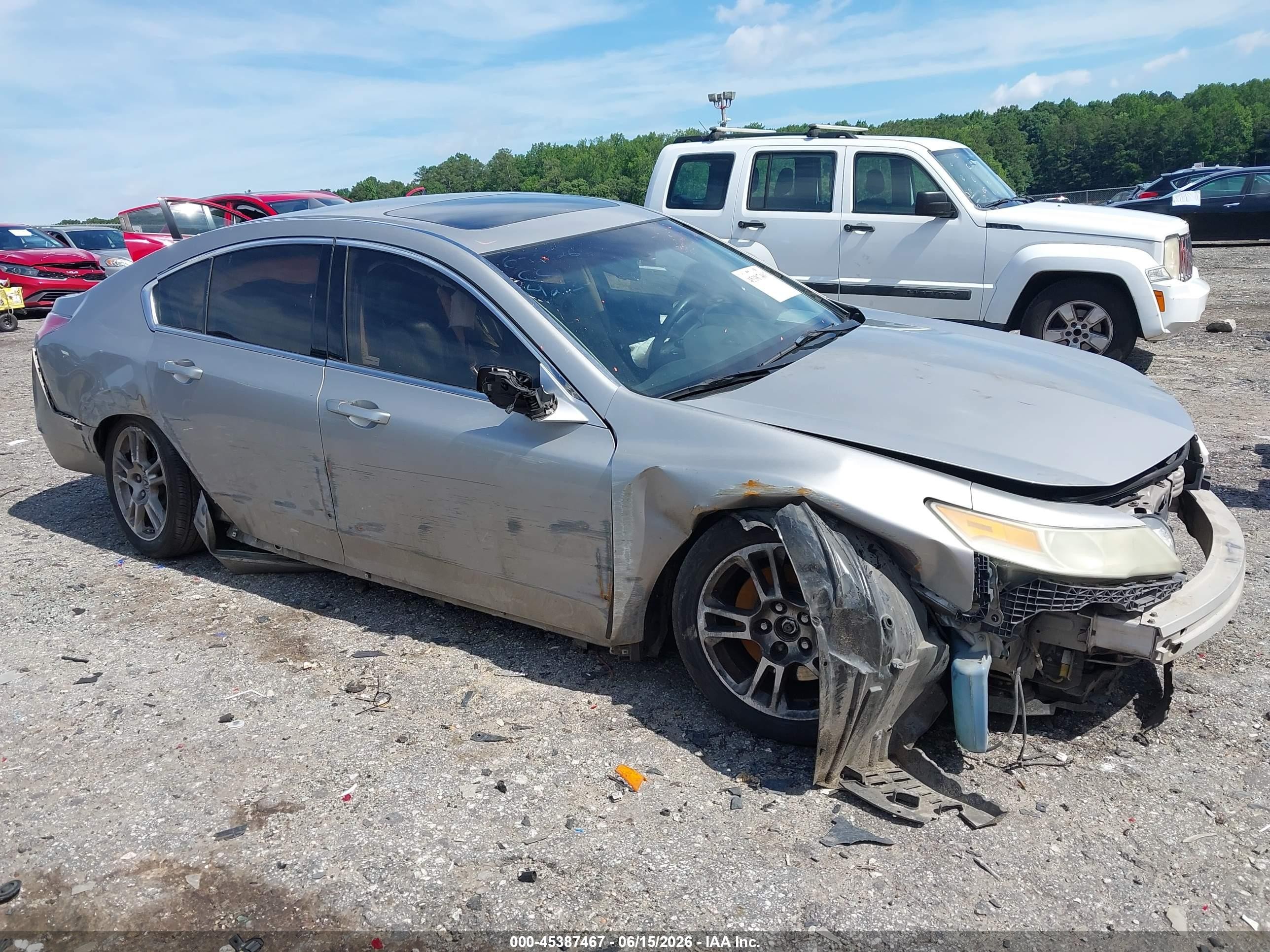 2009 Acura Tl 3.5 Серебряный vin: 19UUA86259A024213