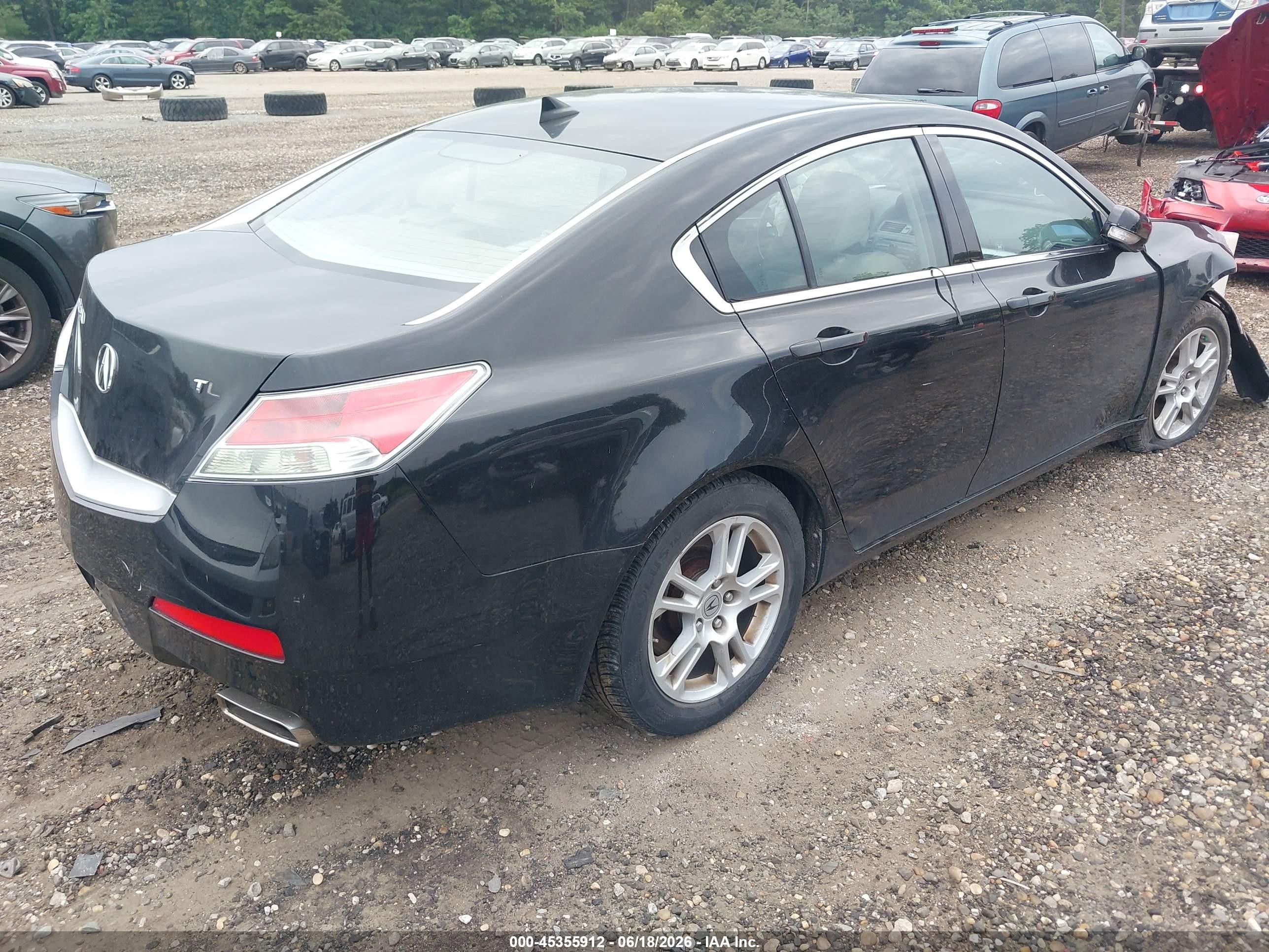 2009 Acura Tl 3.5 Beige vin: 19UUA86279A002293