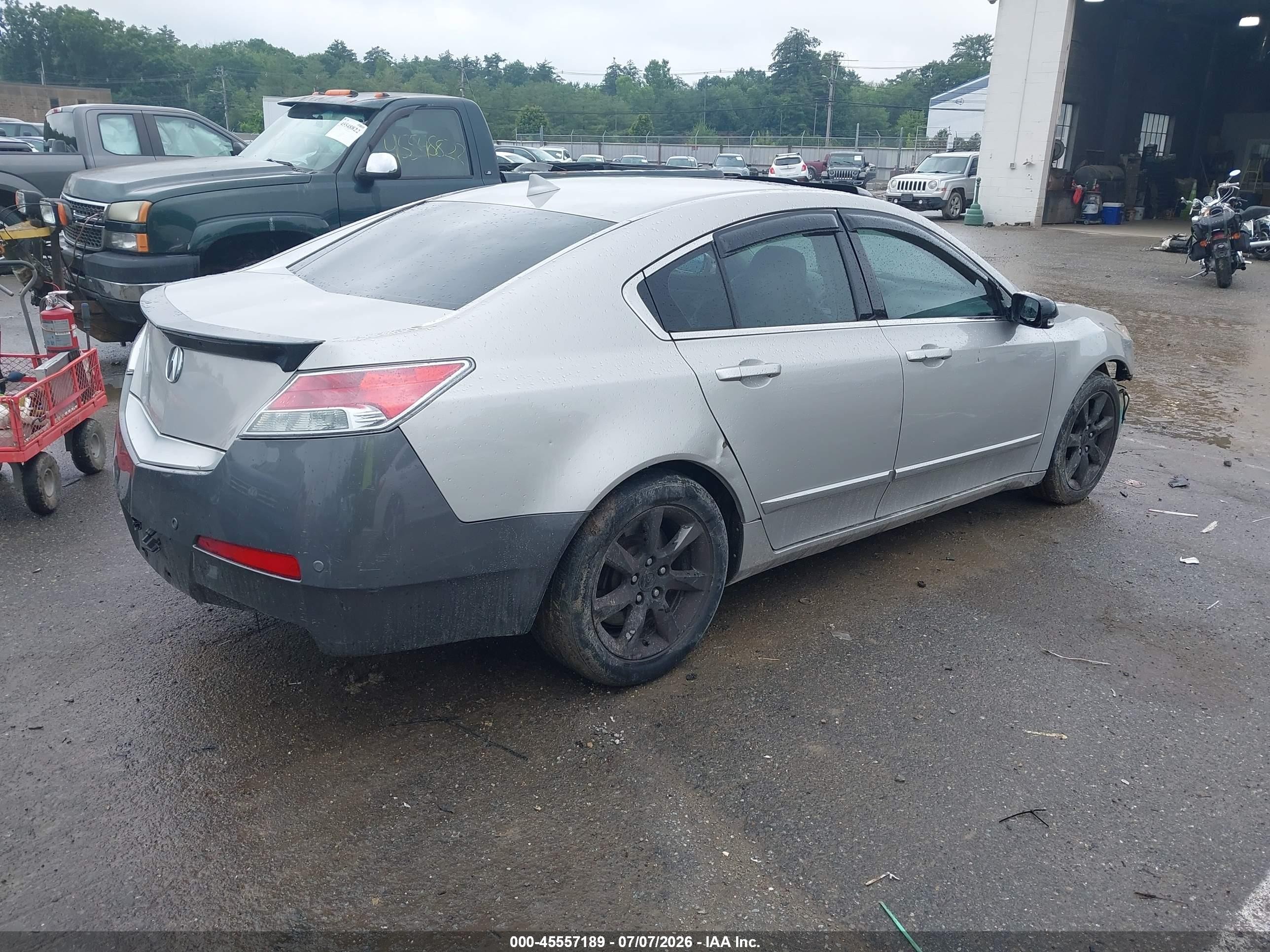 2009 Acura Tl 3.5 Silver vin: 19UUA86279A014623