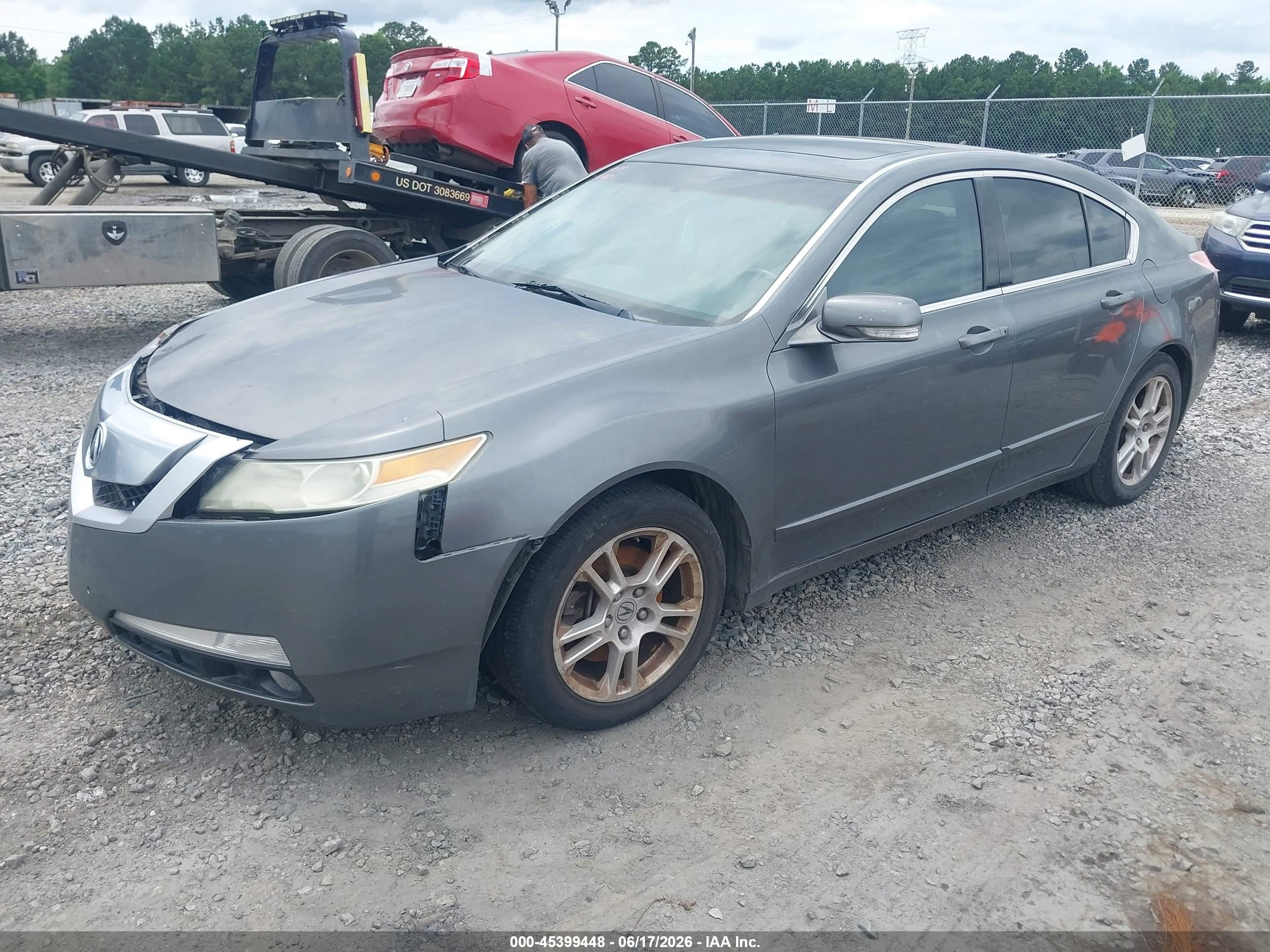 2009 Acura Tl 3.5 Gray vin: 19UUA86279A020776