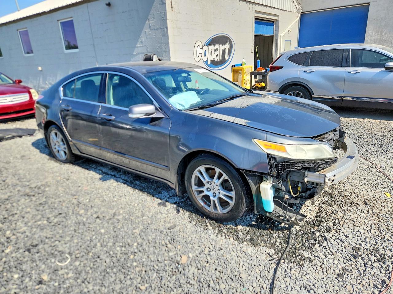 2009 Acura Tl Gray vin: 19UUA86289A001945