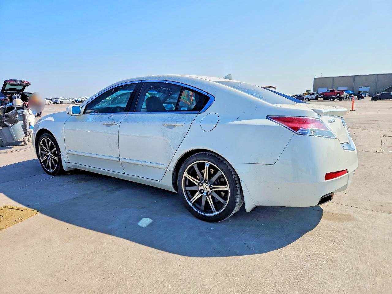 2009 Acura Tl White vin: 19UUA86299A000495