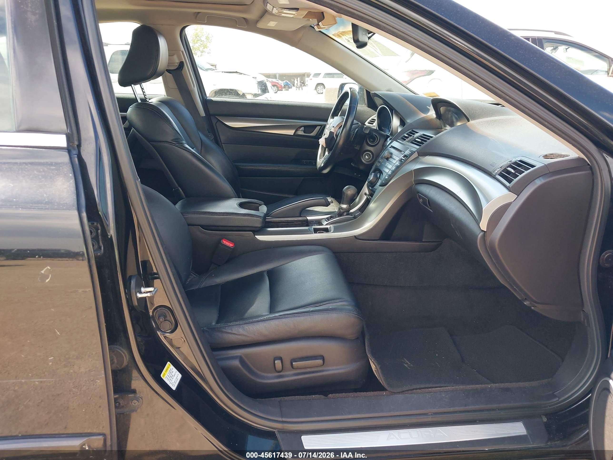 2009 Acura Tl 3.5 Black vin: 19UUA86299A003347