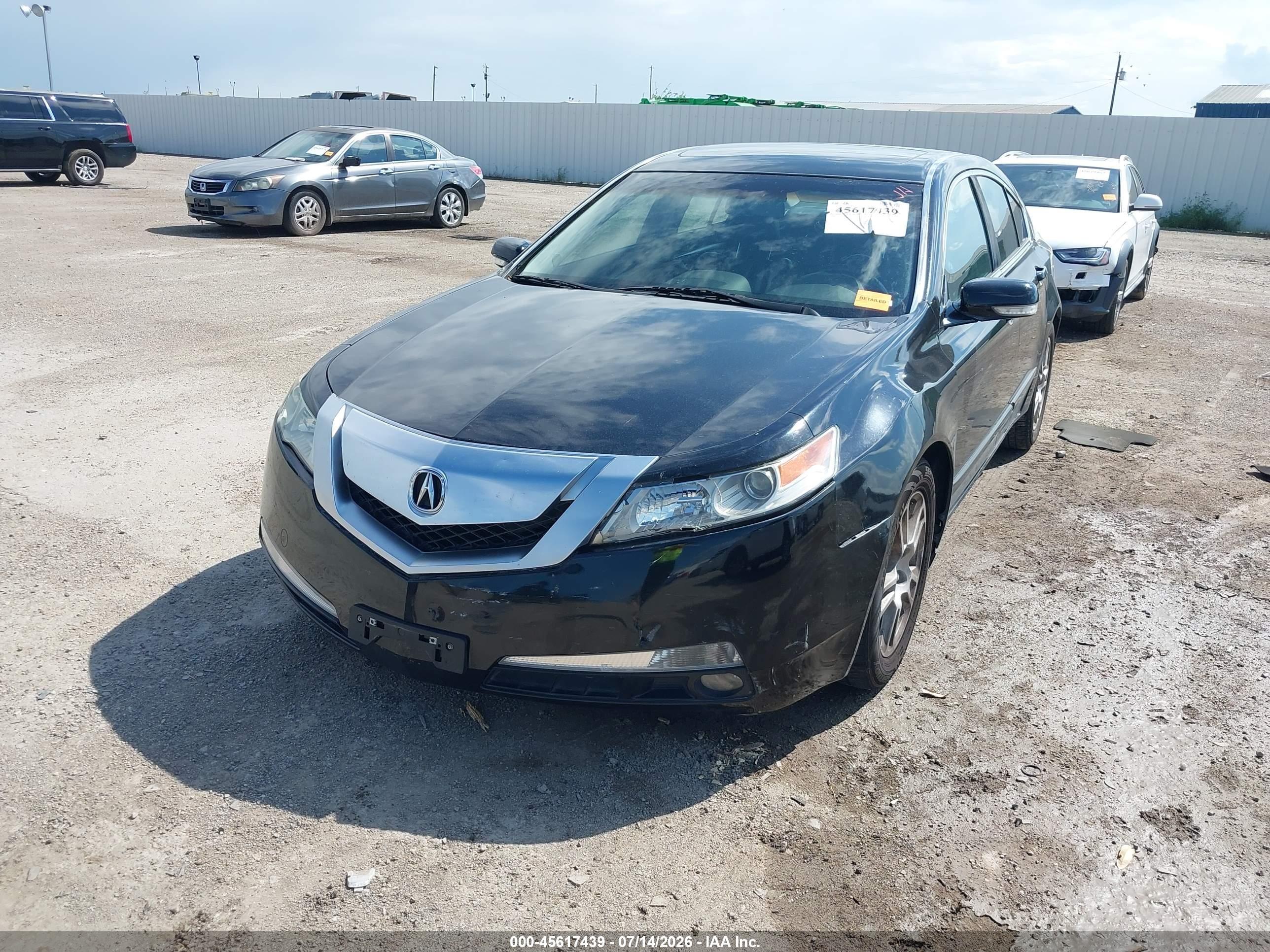 2009 Acura Tl 3.5 Black vin: 19UUA86299A003347