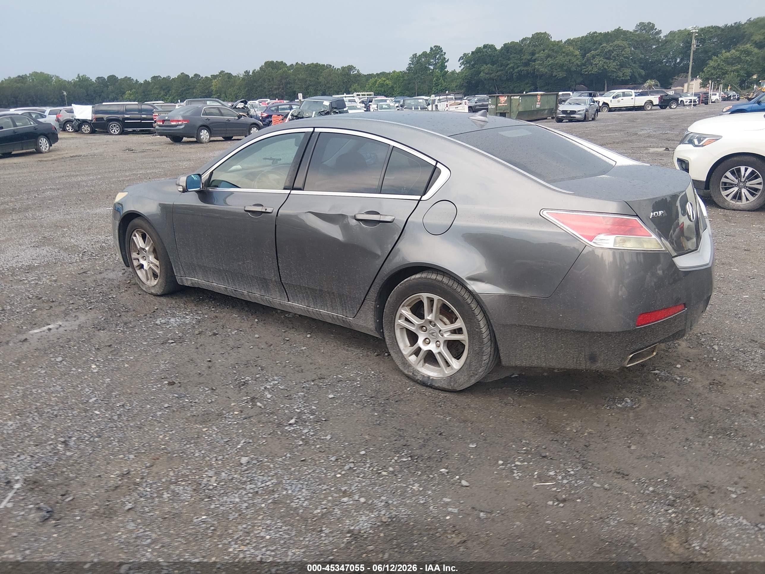 2009 Acura Tl 3.5 Gray vin: 19UUA86299A014641