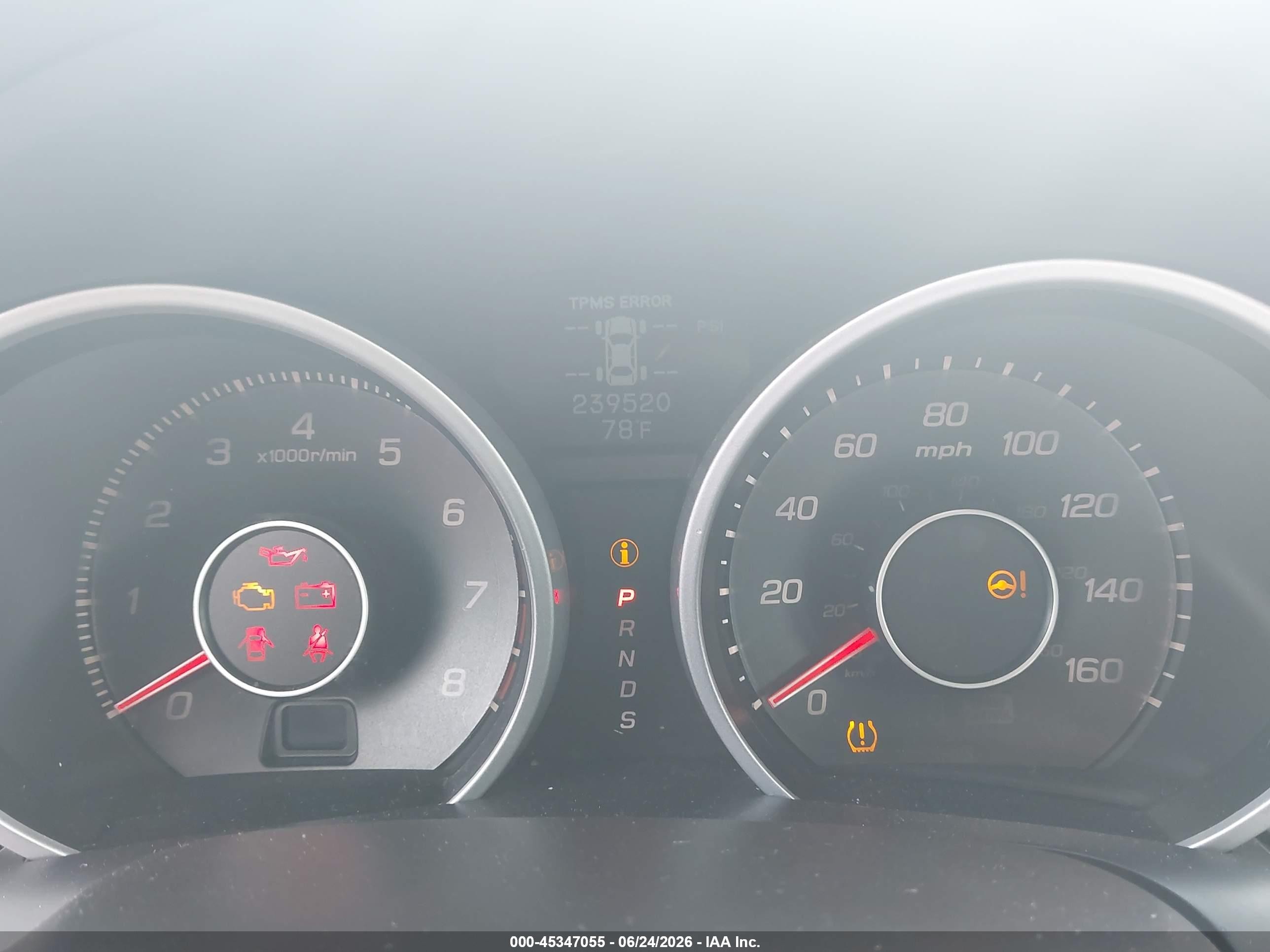 2009 Acura Tl 3.5 Gray vin: 19UUA86299A014641