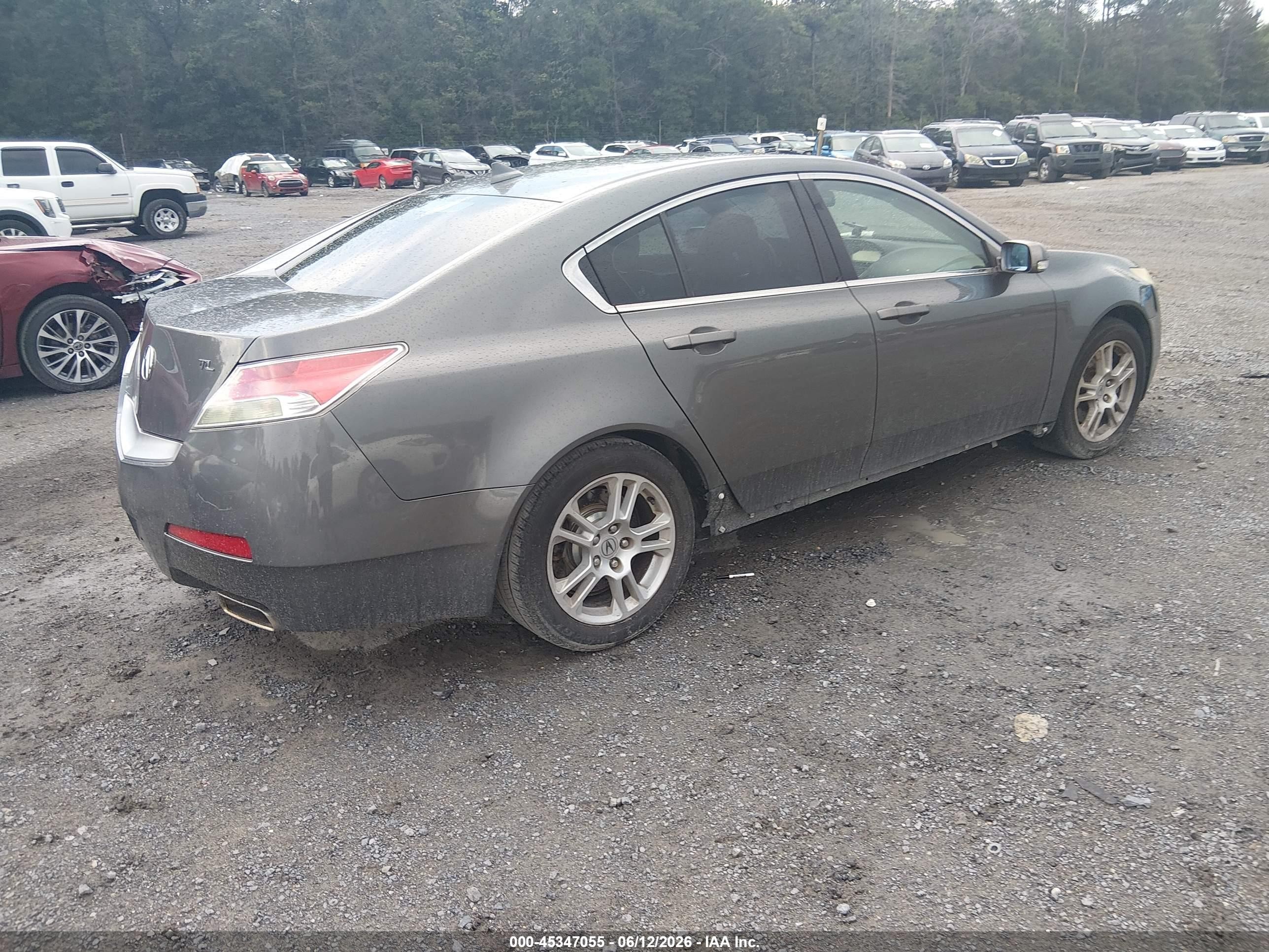 2009 Acura Tl 3.5 Gray vin: 19UUA86299A014641