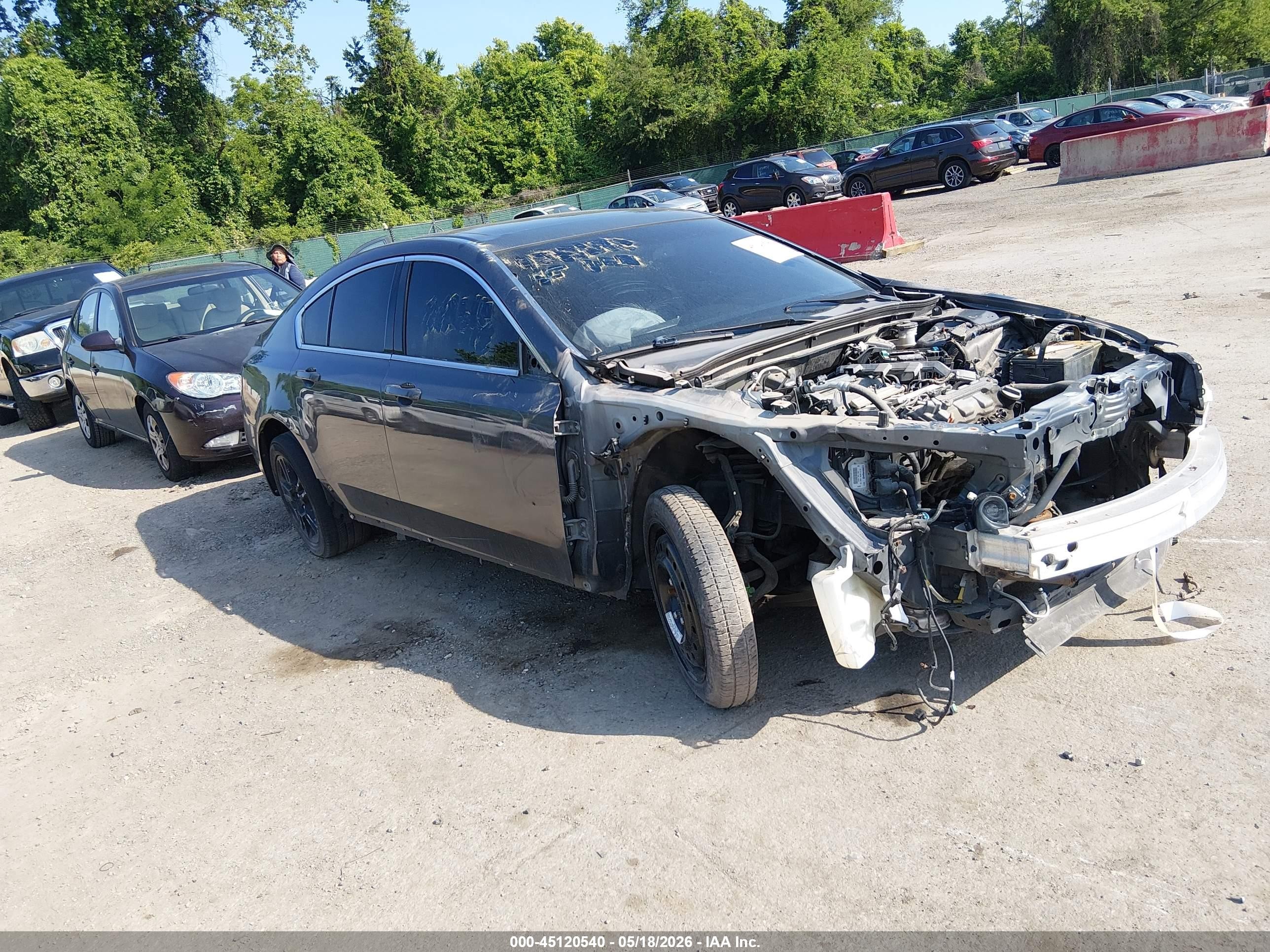 2009 Acura Tl 3.5 Gray vin: 19UUA86299A020097