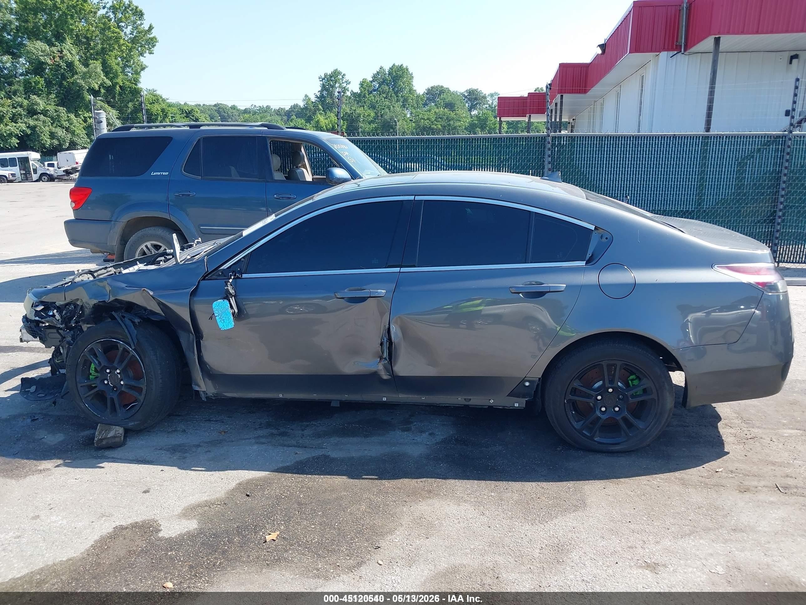 2009 Acura Tl 3.5 Gray vin: 19UUA86299A020097
