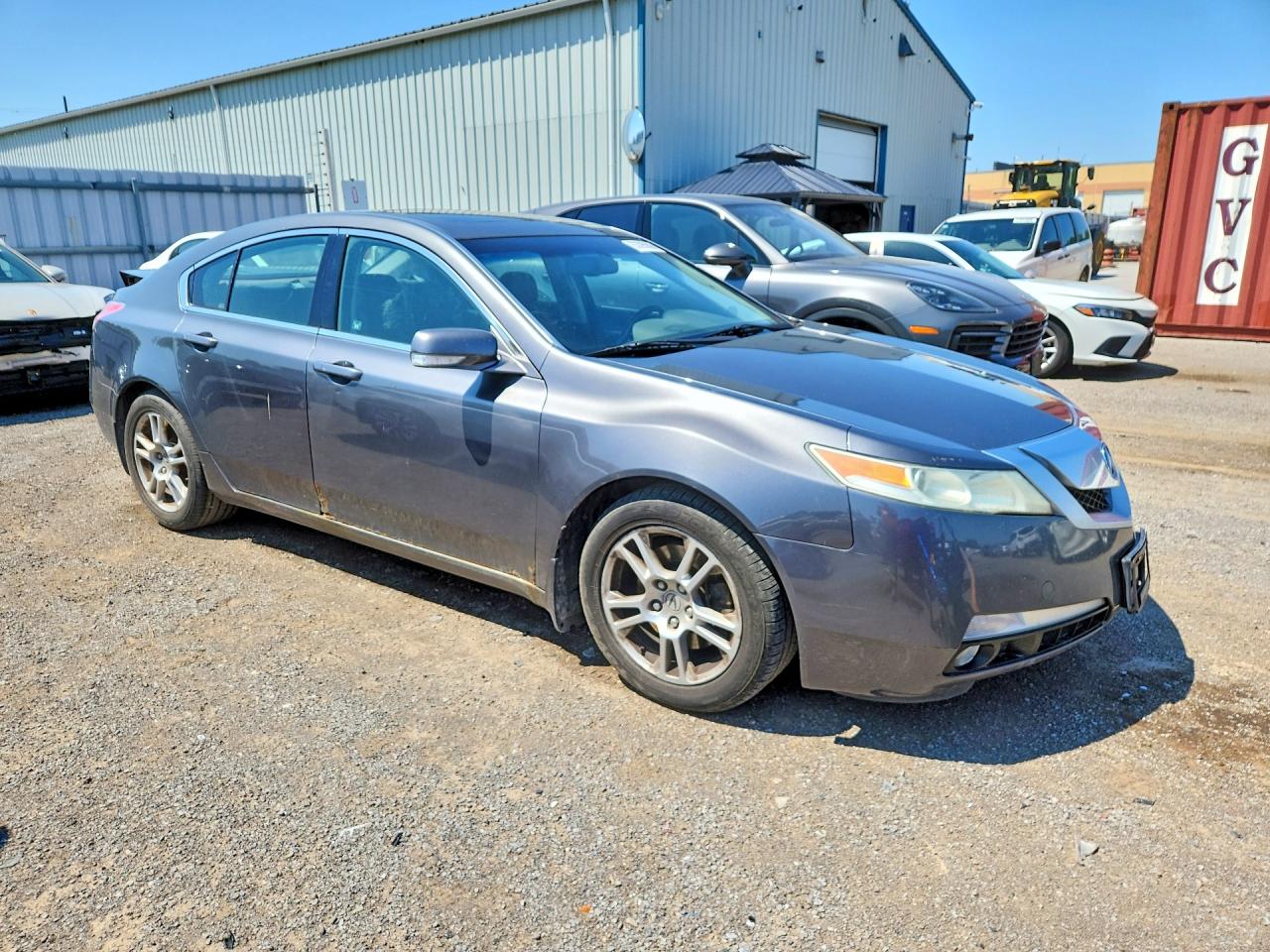 2009 Acura Tl Gray vin: 19UUA862X9A800481
