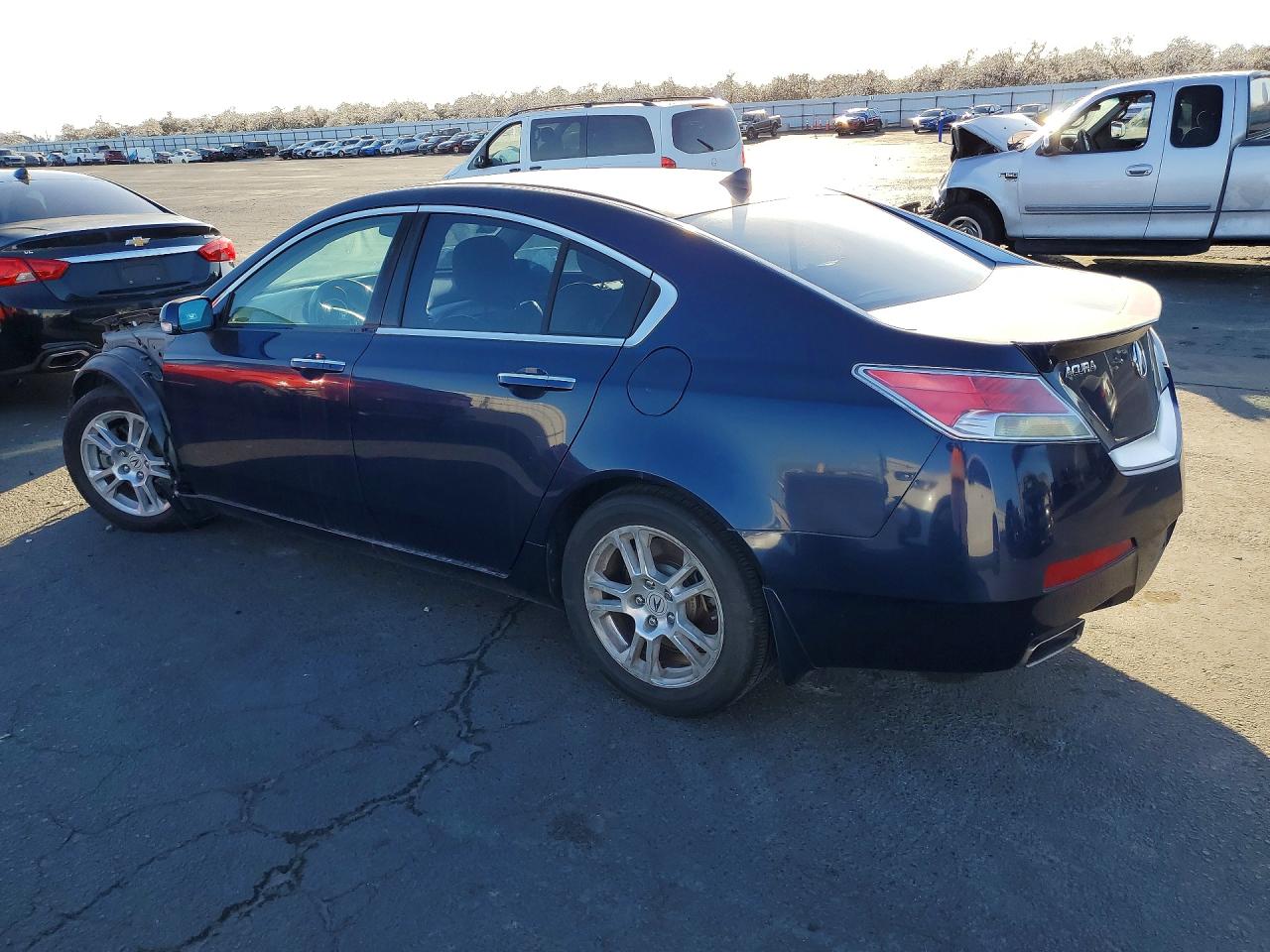 2009 Acura Tl Blue vin: 19UUA86509A003506