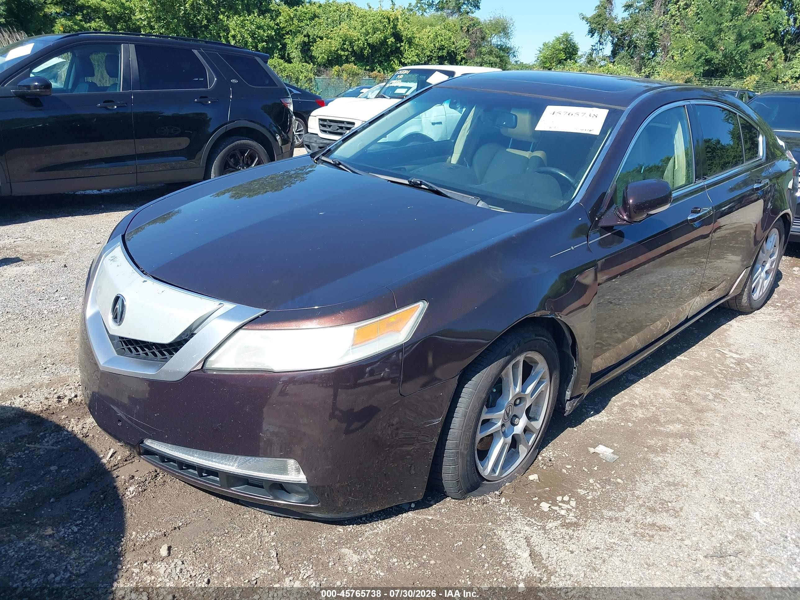 2009 Acura Tl 3.5 Maroon vin: 19UUA86509A005207