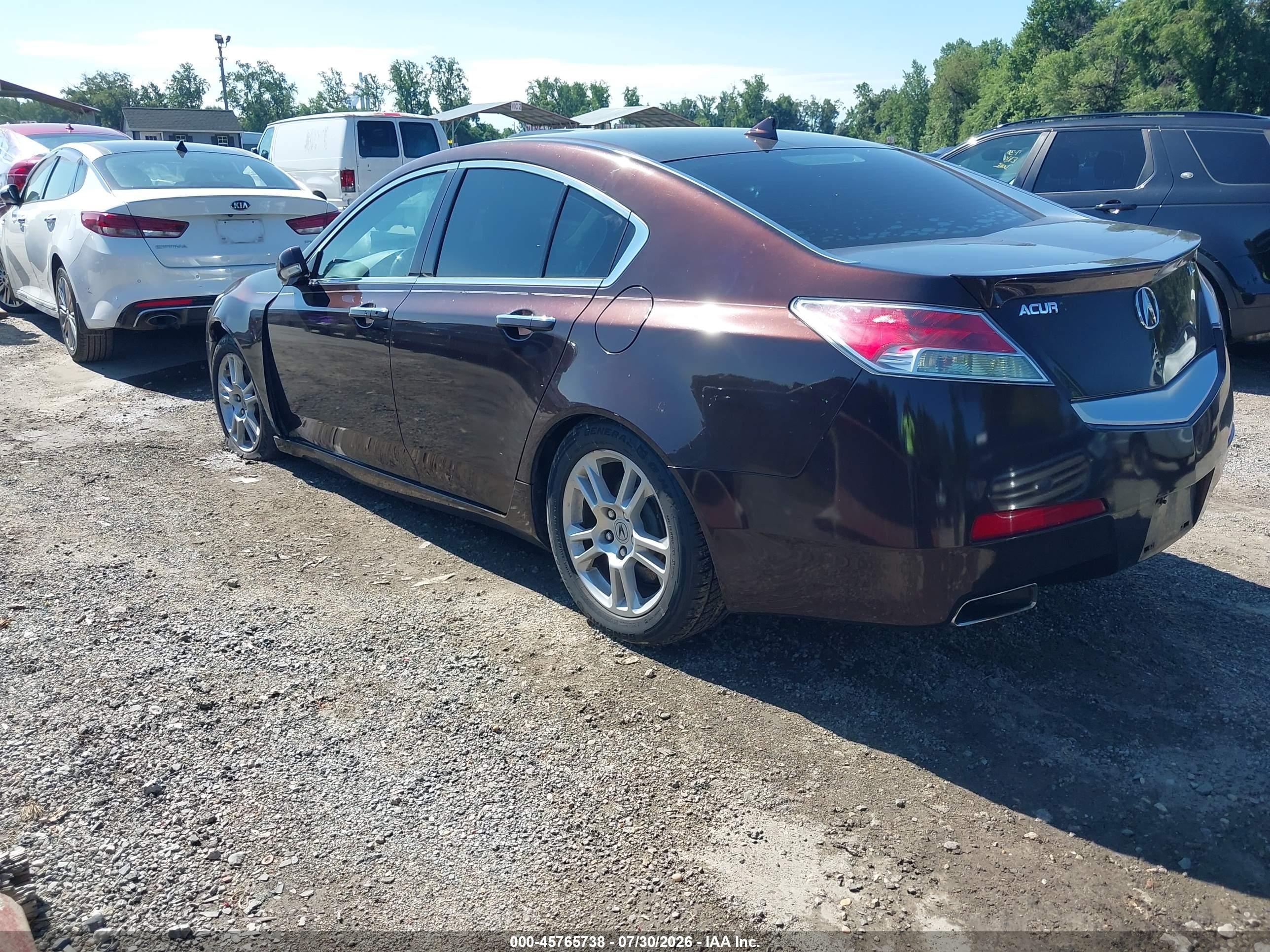 2009 Acura Tl 3.5 Maroon vin: 19UUA86509A005207