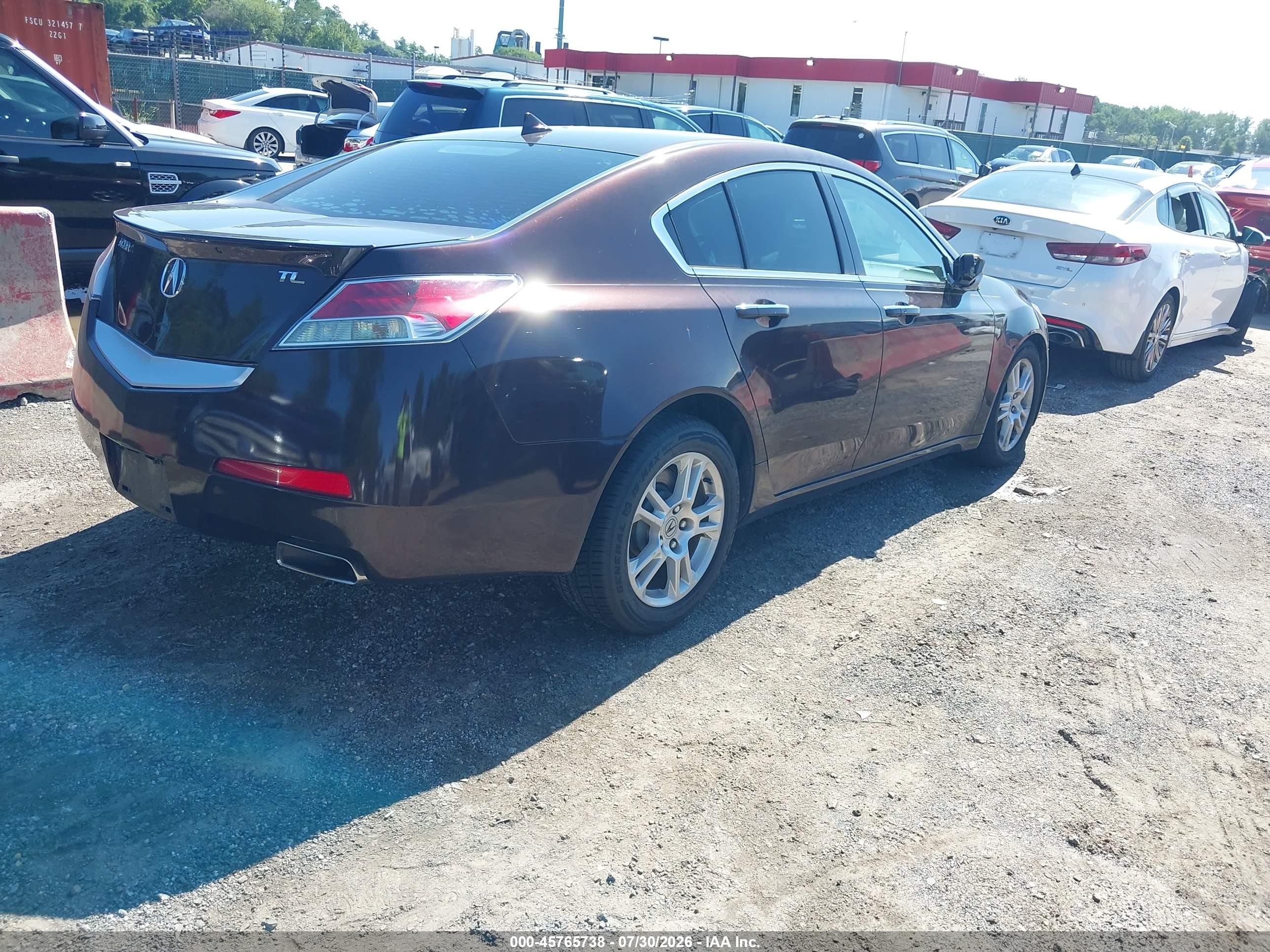 2009 Acura Tl 3.5 Maroon vin: 19UUA86509A005207