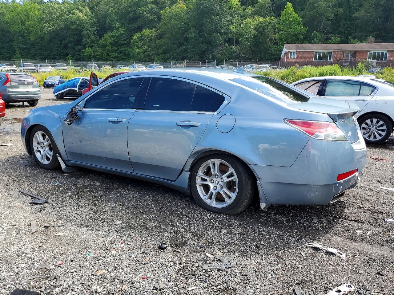 2009 Acura Tl Синий vin: 19UUA86509A006292