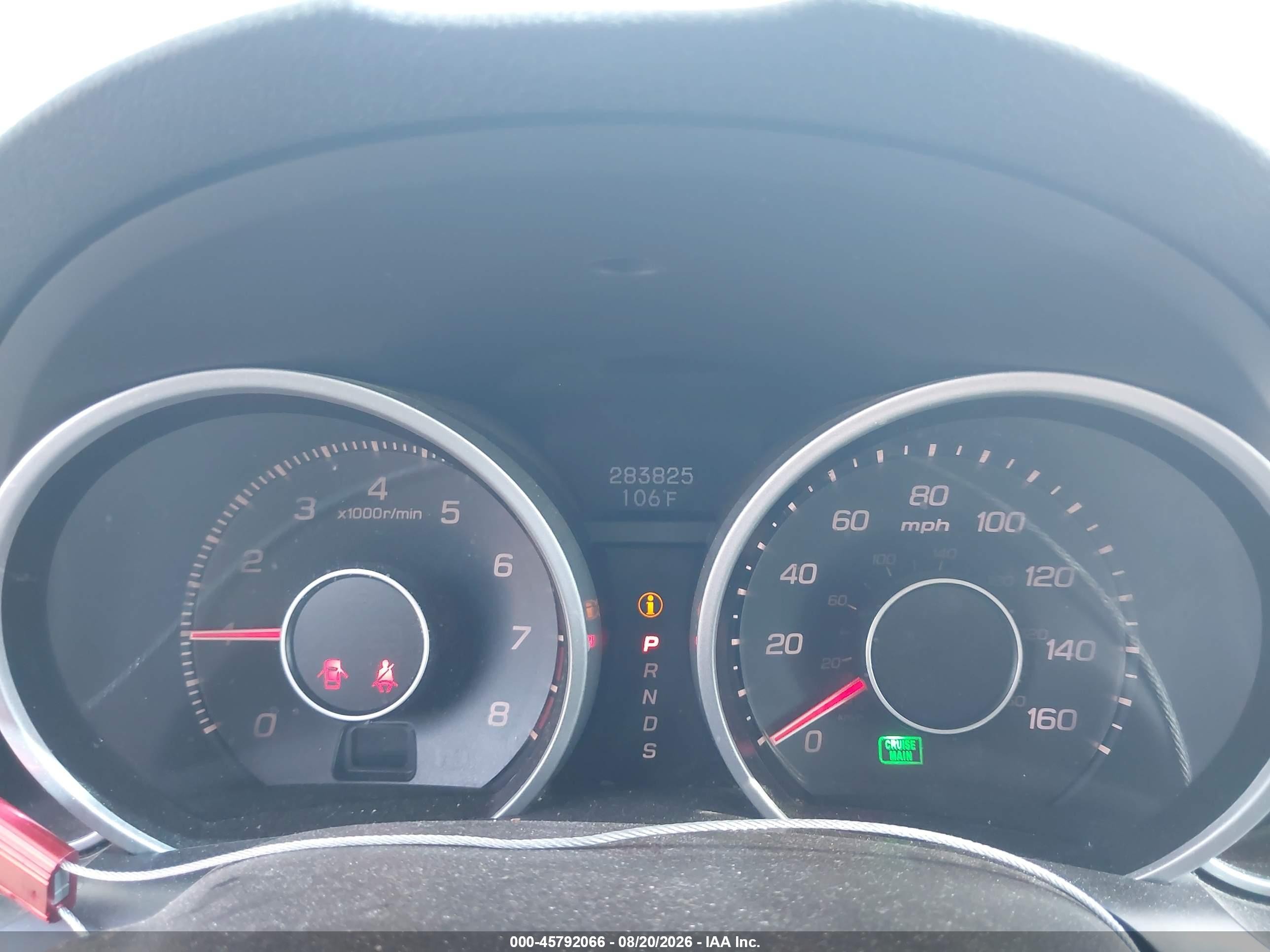2009 Acura Tl 3.5 Красный vin: 19UUA86509A007085