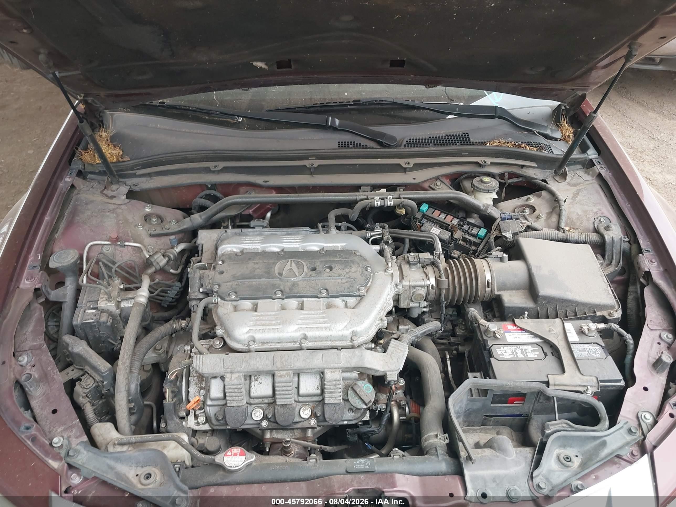 2009 Acura Tl 3.5 Красный vin: 19UUA86509A007085