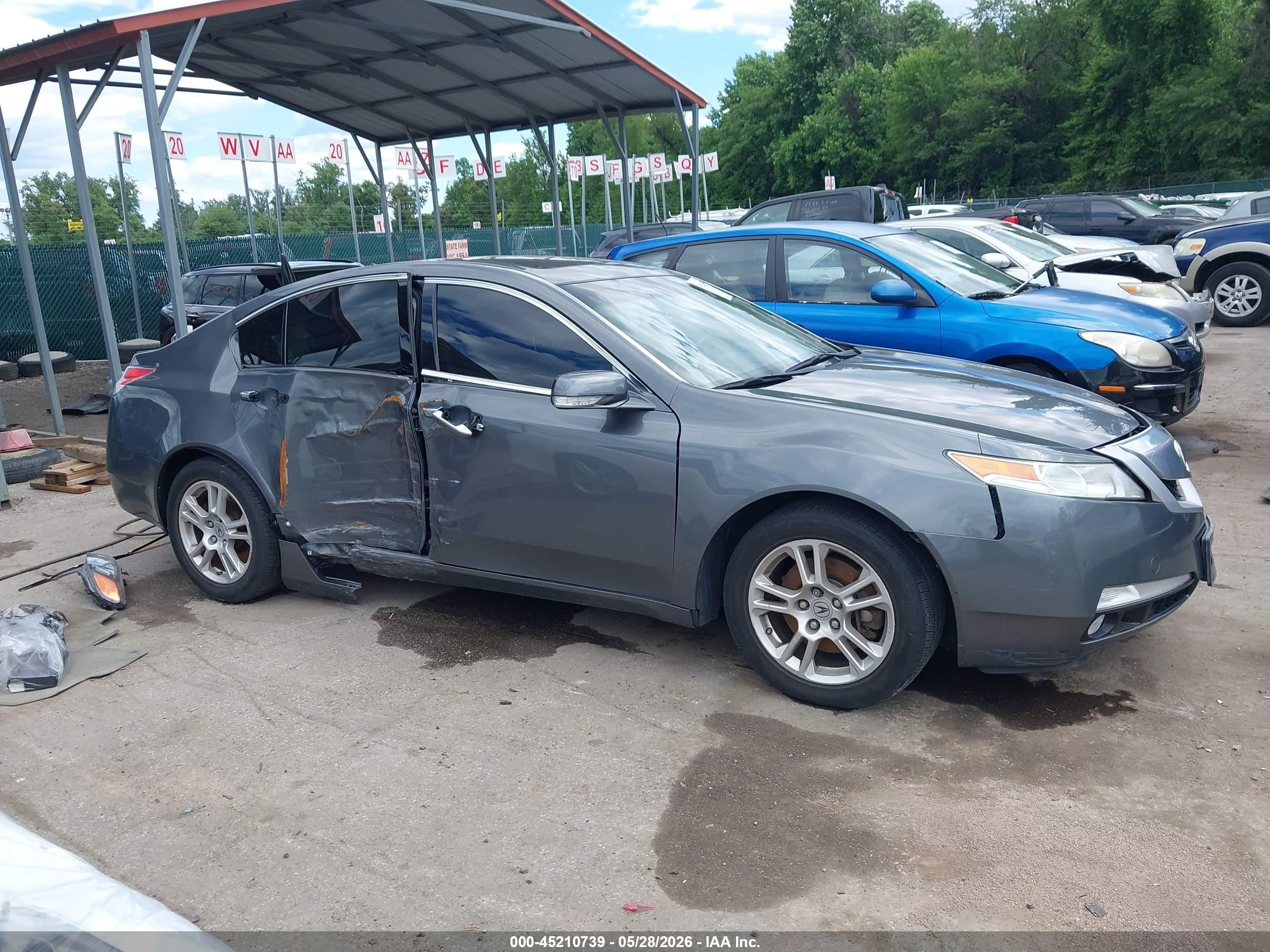 2009 Acura Tl 3.5 Серый vin: 19UUA86519A019889