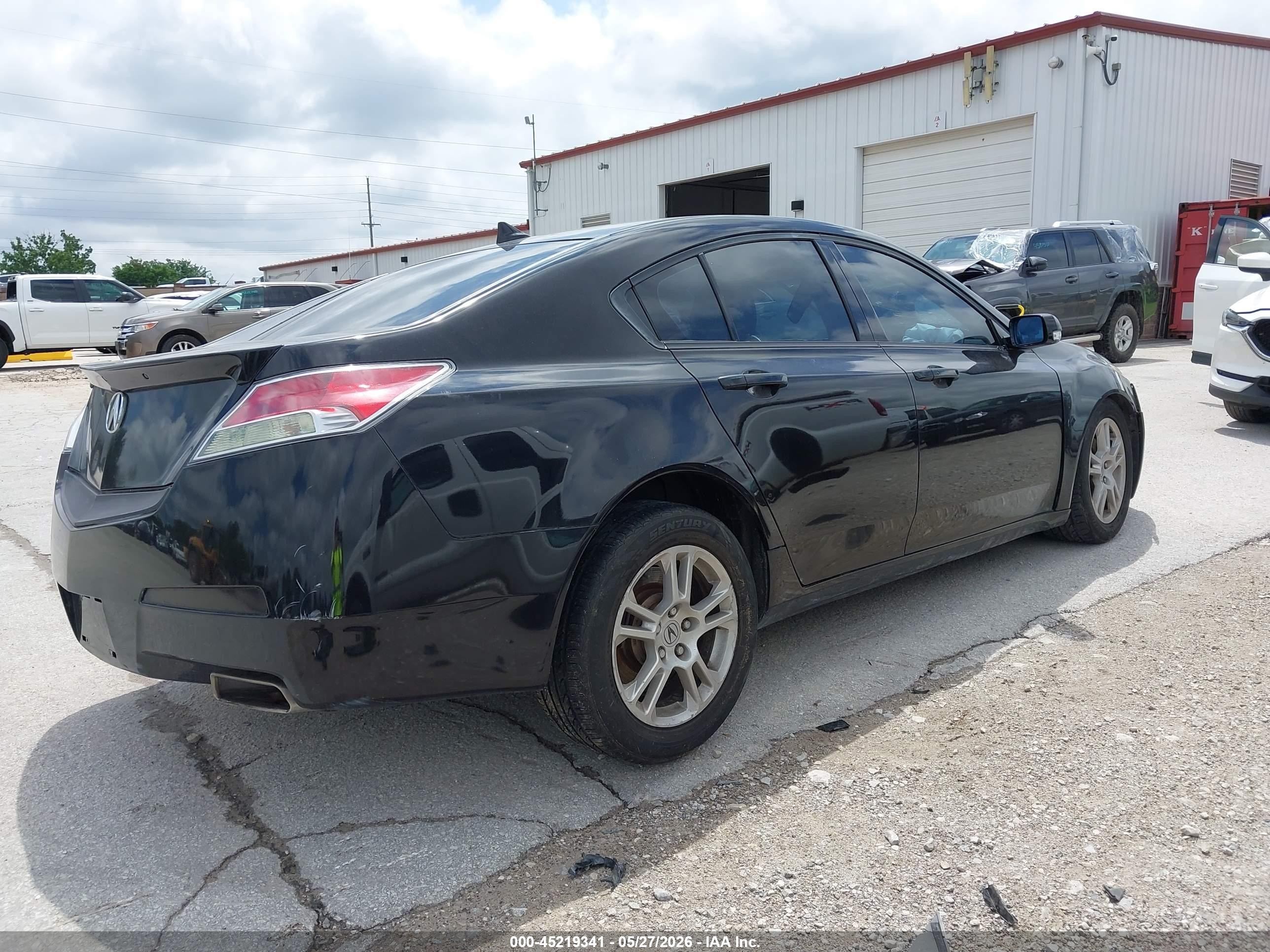 2009 Acura Tl 3.5 Black vin: 19UUA86519A019908