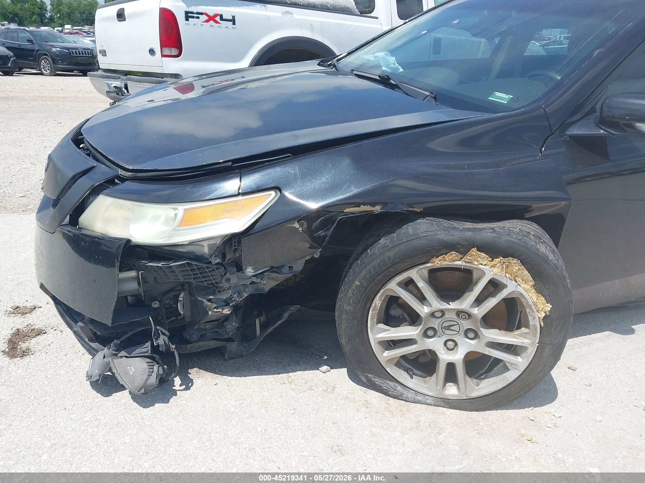 2009 Acura Tl 3.5 Black vin: 19UUA86519A019908