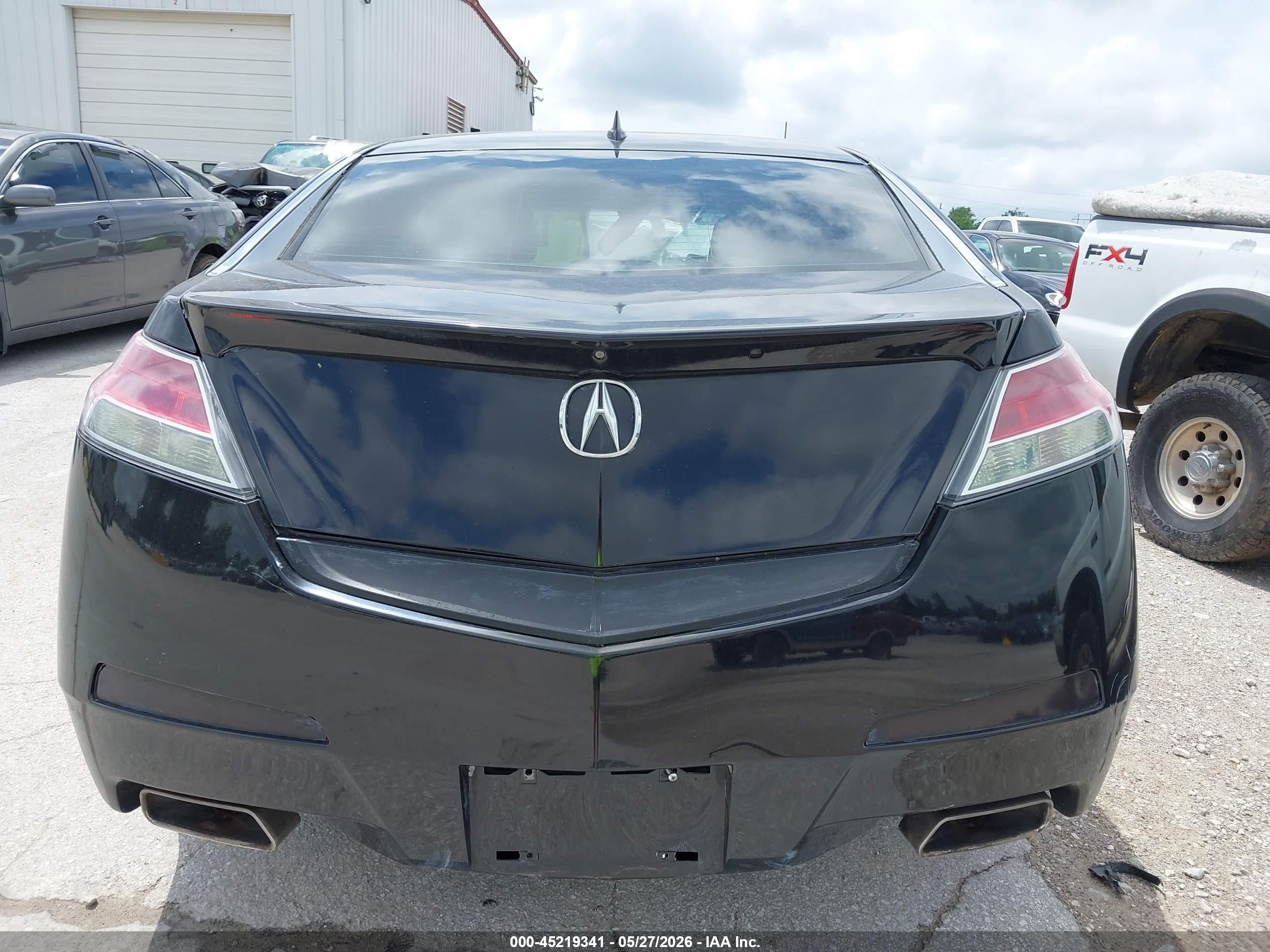 2009 Acura Tl 3.5 Black vin: 19UUA86519A019908