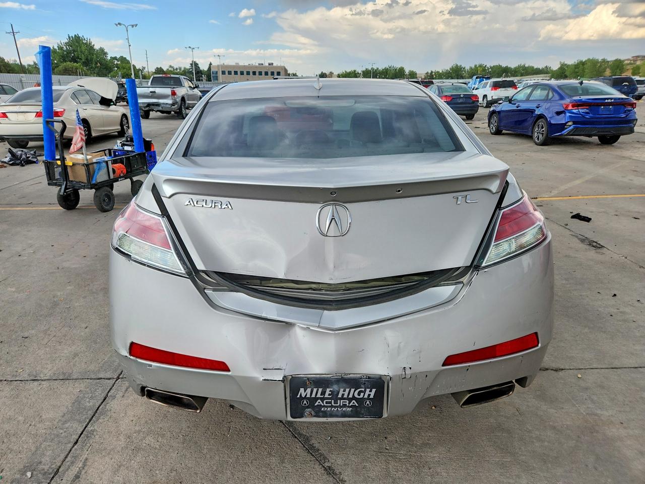 2009 Acura Tl Серебряный vin: 19UUA86529A010036